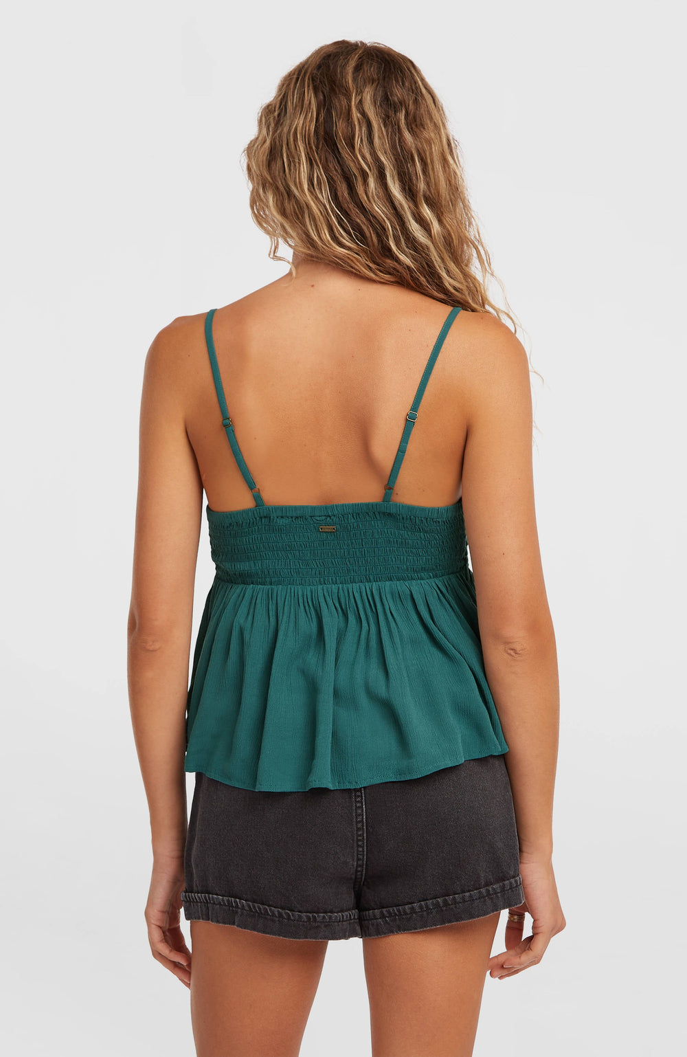 Reeta Woven Top Botanical Heat