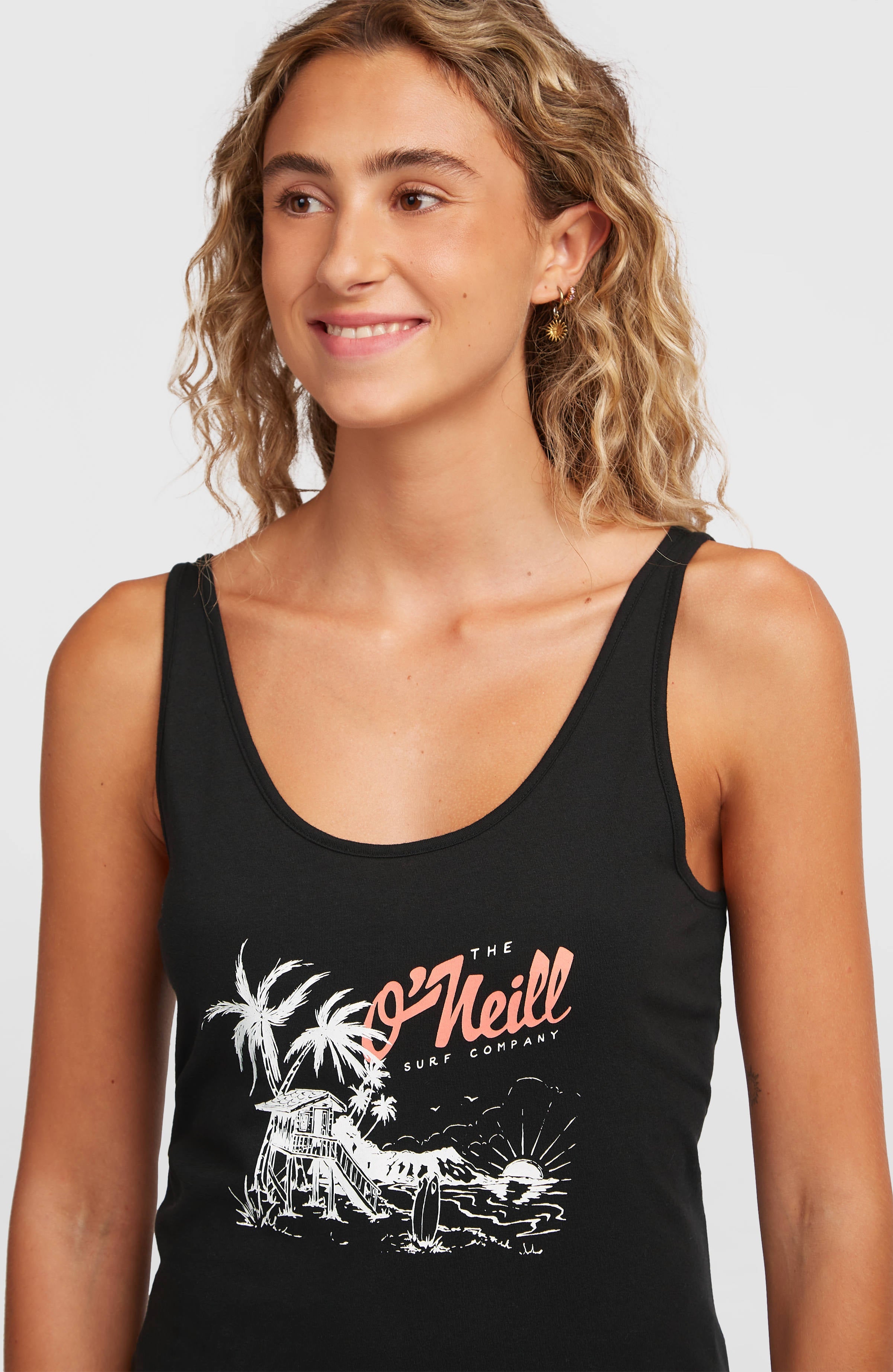 O'Neill Graphic Tank Top Black Out