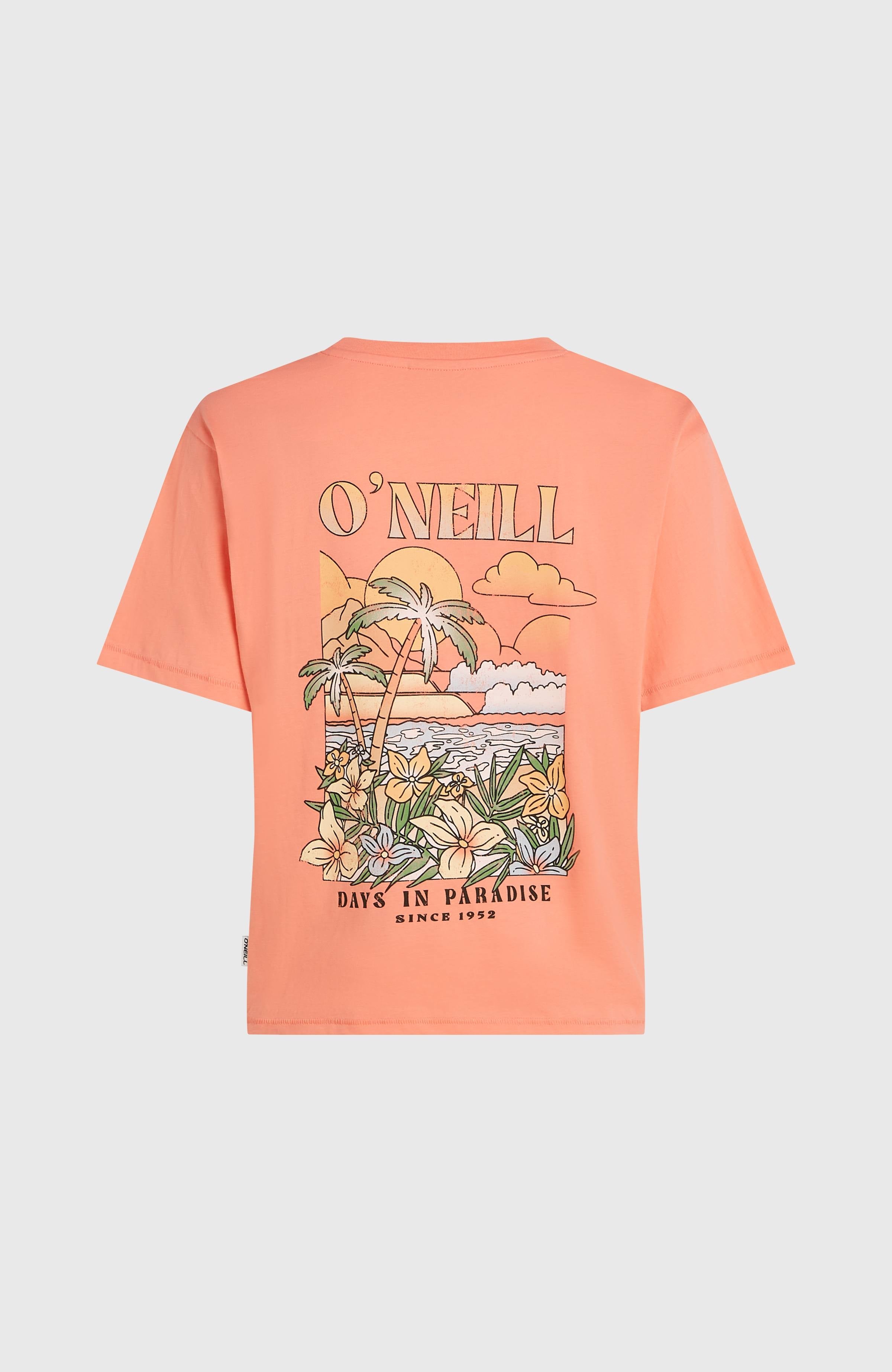 O’Neill Boxy Back Print T-Shirt Funky Peach