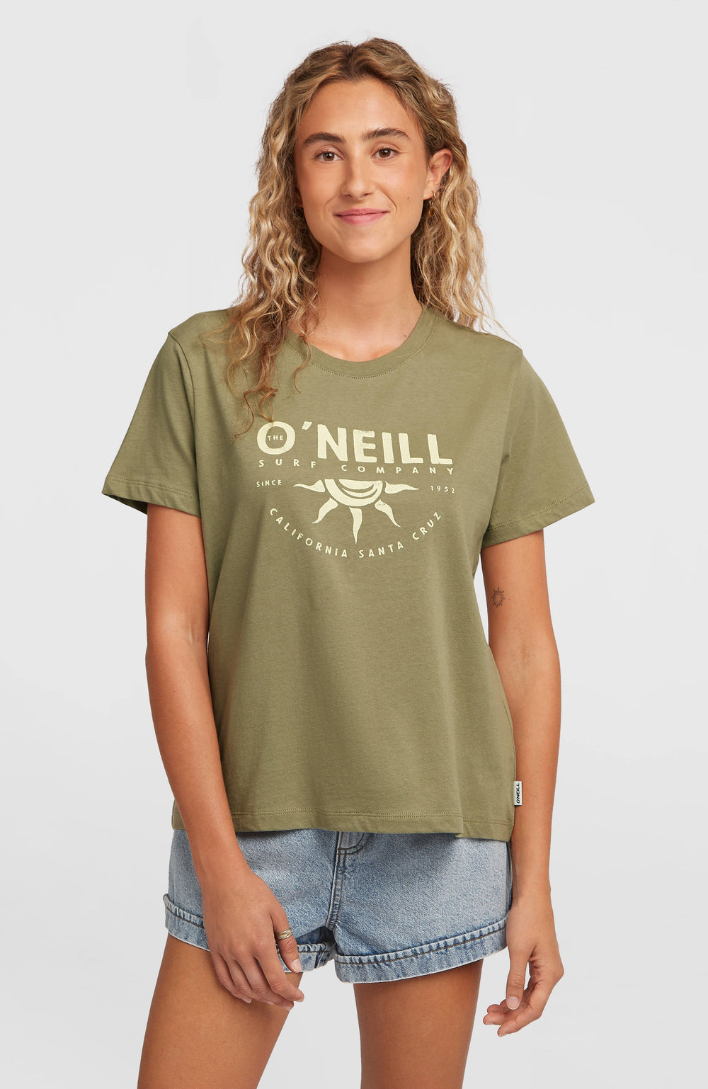 Front Print T-Shirt Avery Fern