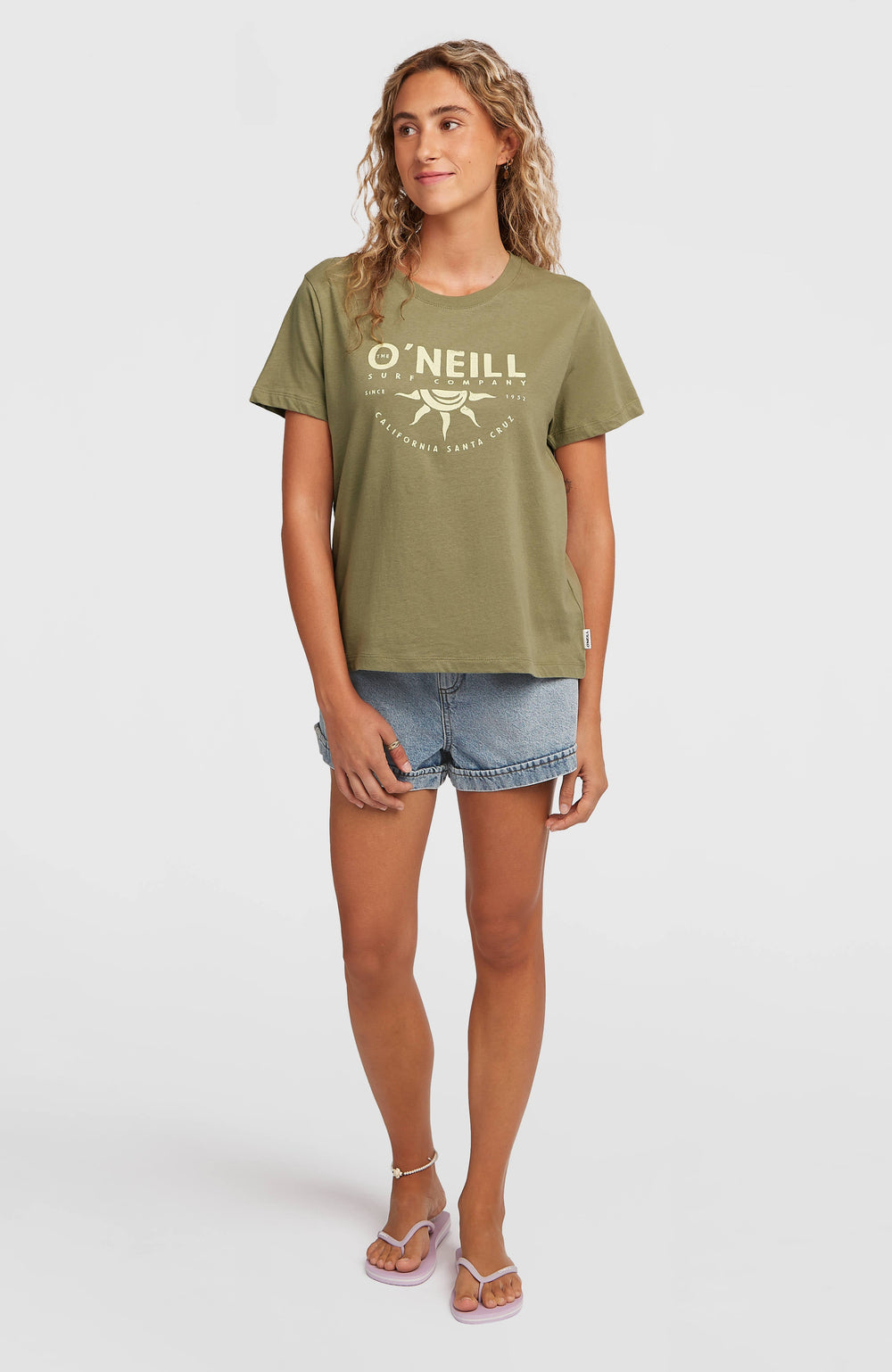 Front Print T-Shirt Avery Fern