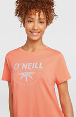 Front Print T-Shirt Funky Peach