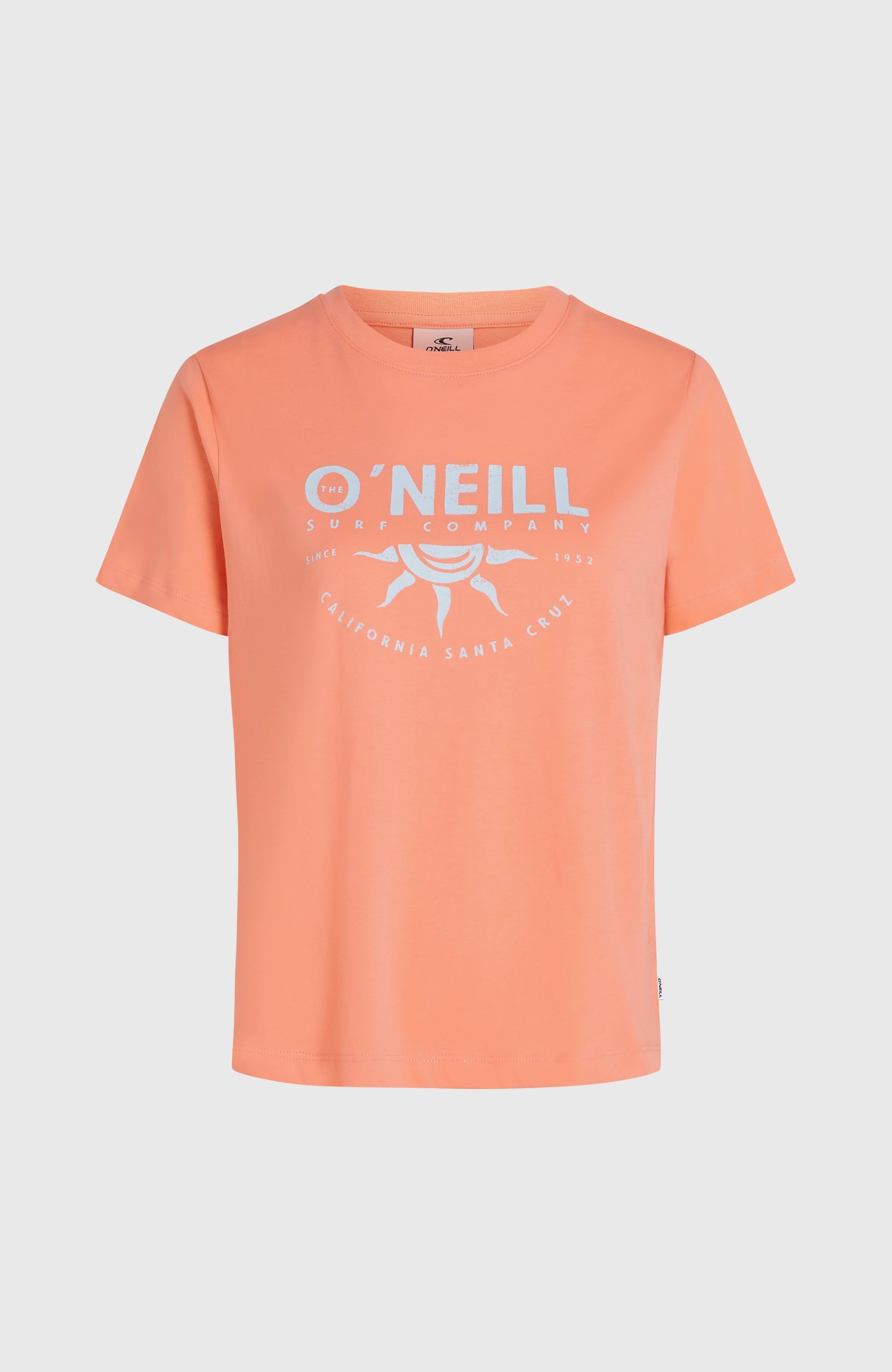 Front Print T-Shirt Funky Peach