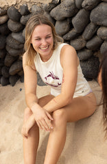 Women Of The Wave Tank Top Pistachio Shell