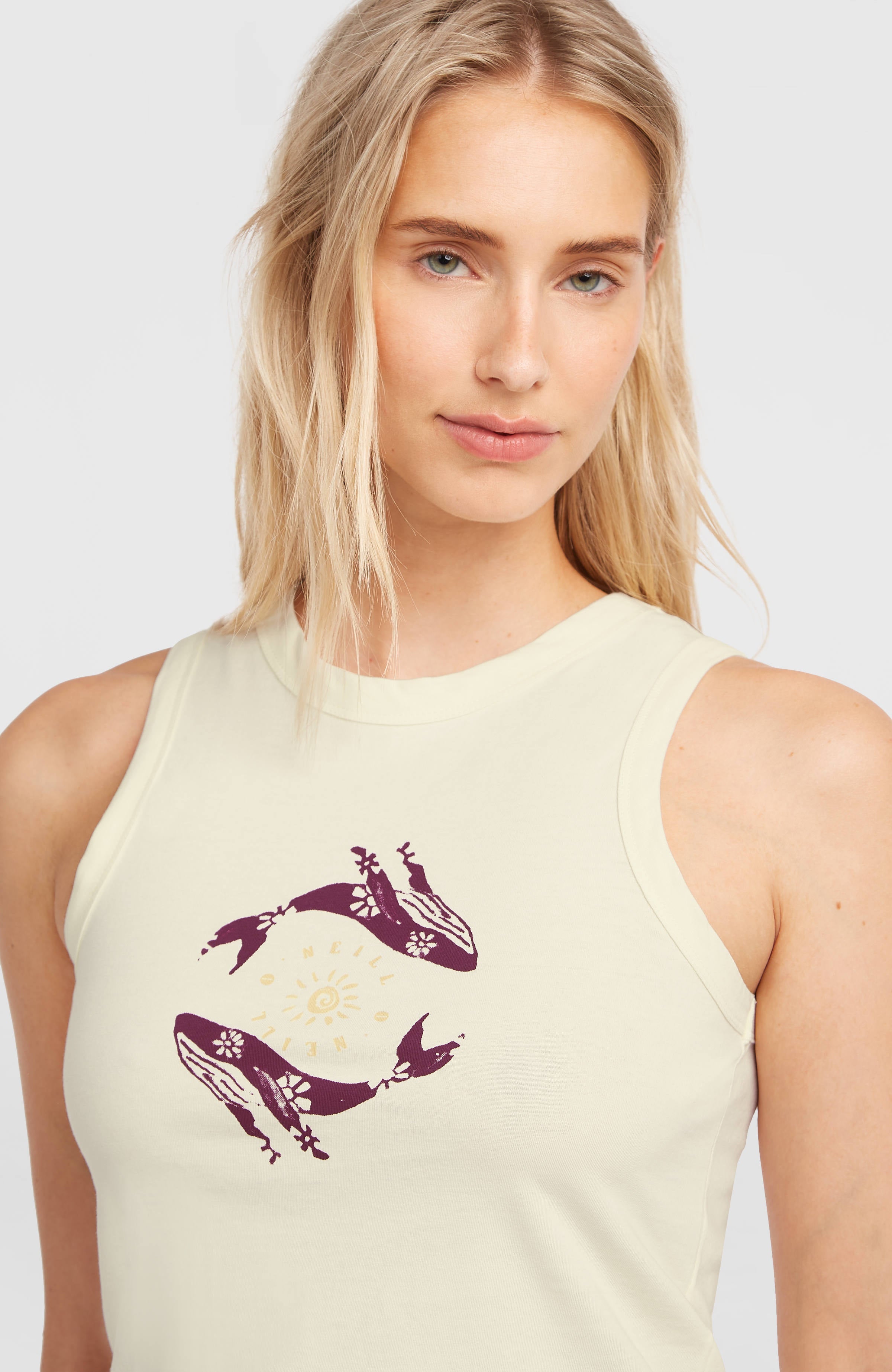 Women Of The Wave Tank Top Pistachio Shell