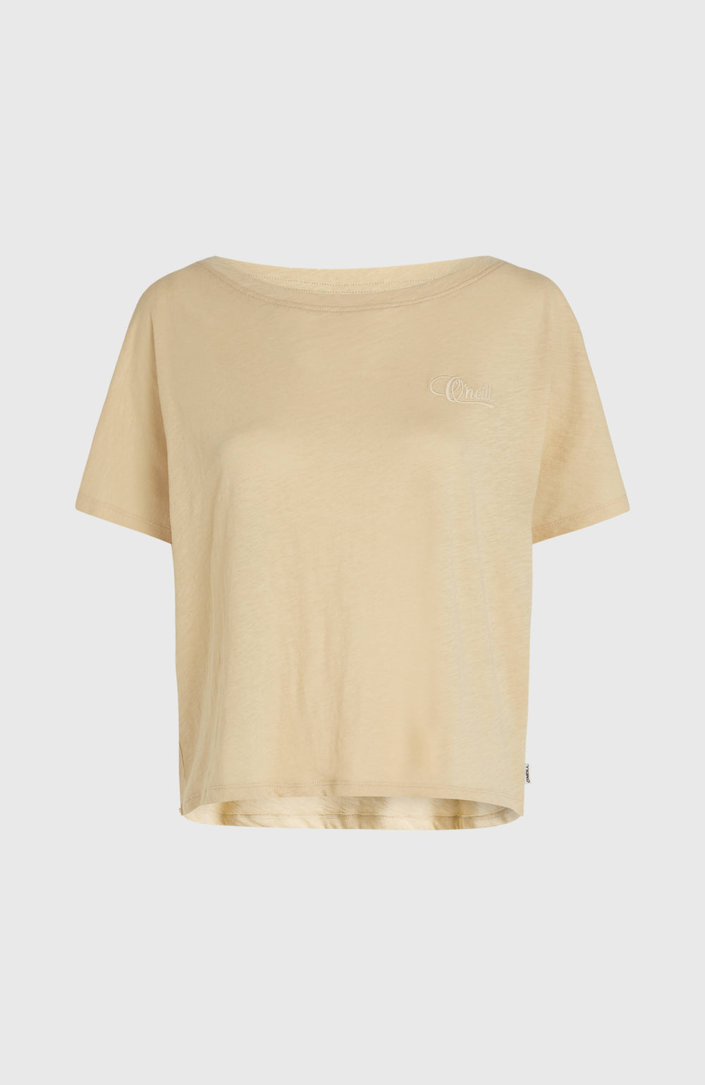 Essentials O'Neill Script Scoop Neck T-Shirt Cocoa Sand