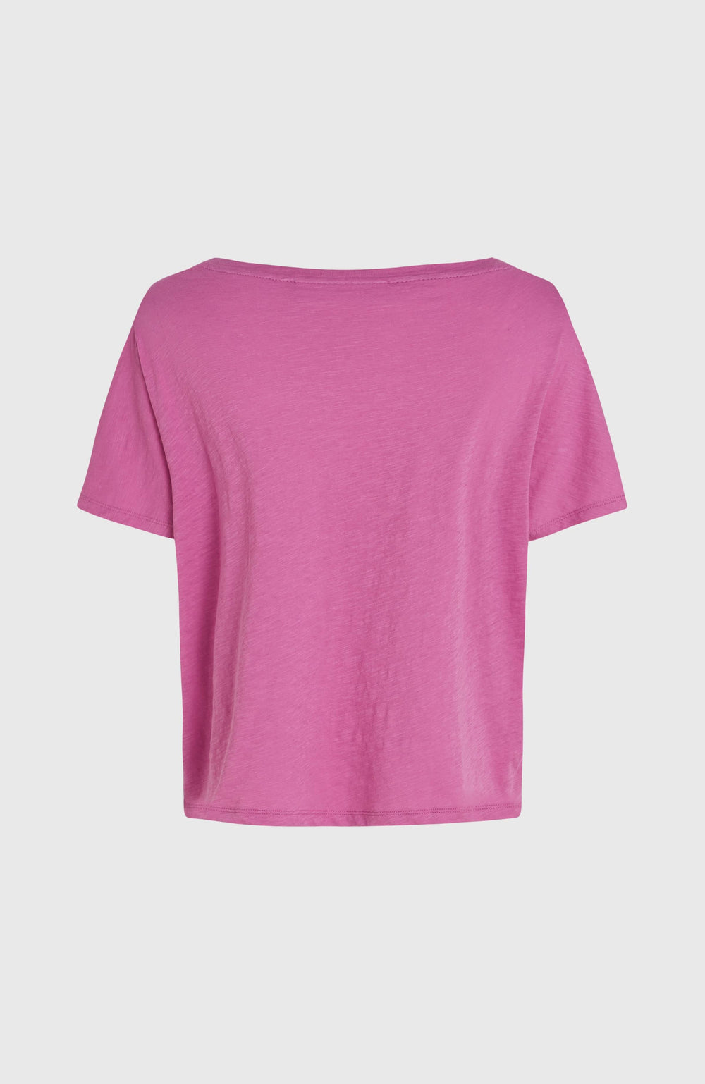 Essentials O'Neill Script Scoop Neck T-Shirt Electric Fuschia