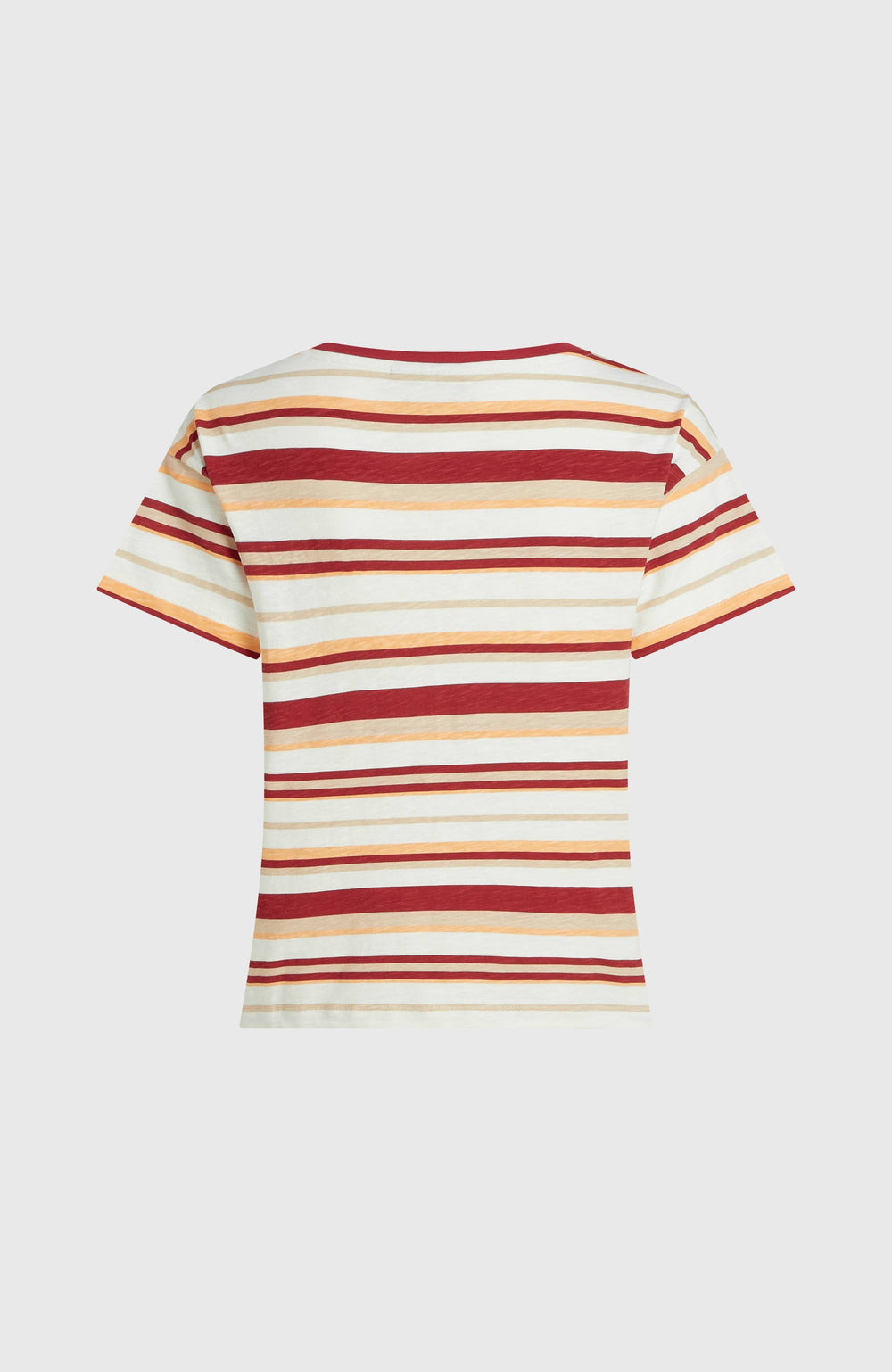 O'Riginals Boxy Stripe T-Shirt Beige Originals tee stripe