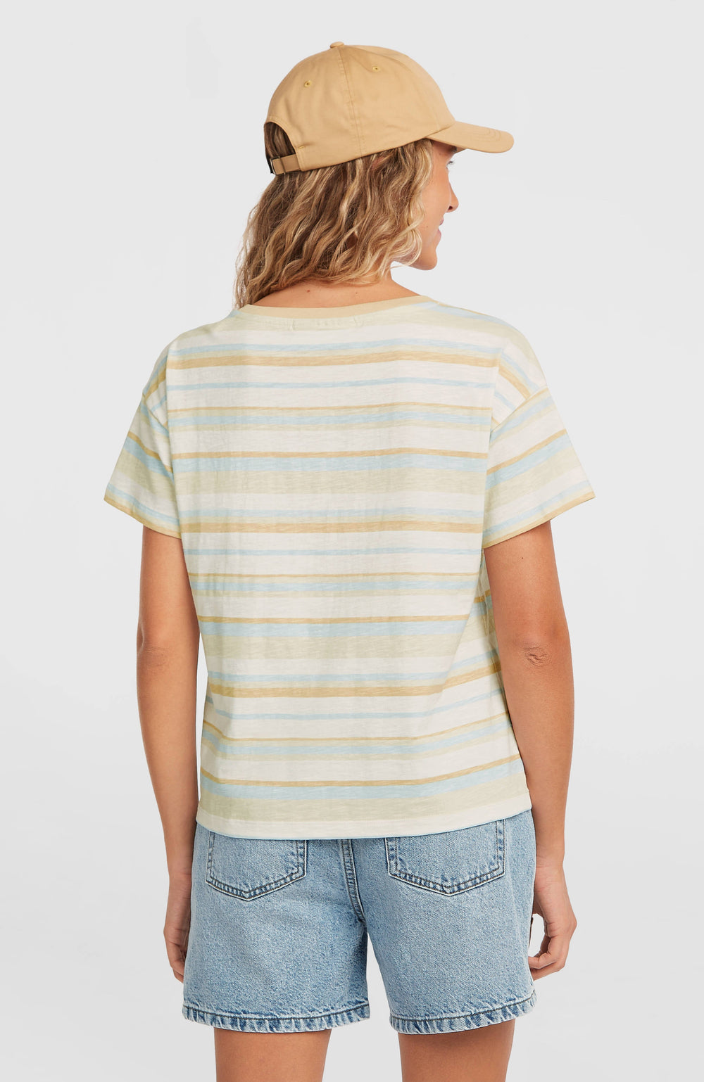 O'Riginals Boxy Stripe T-Shirt Blue Originals tee stripe