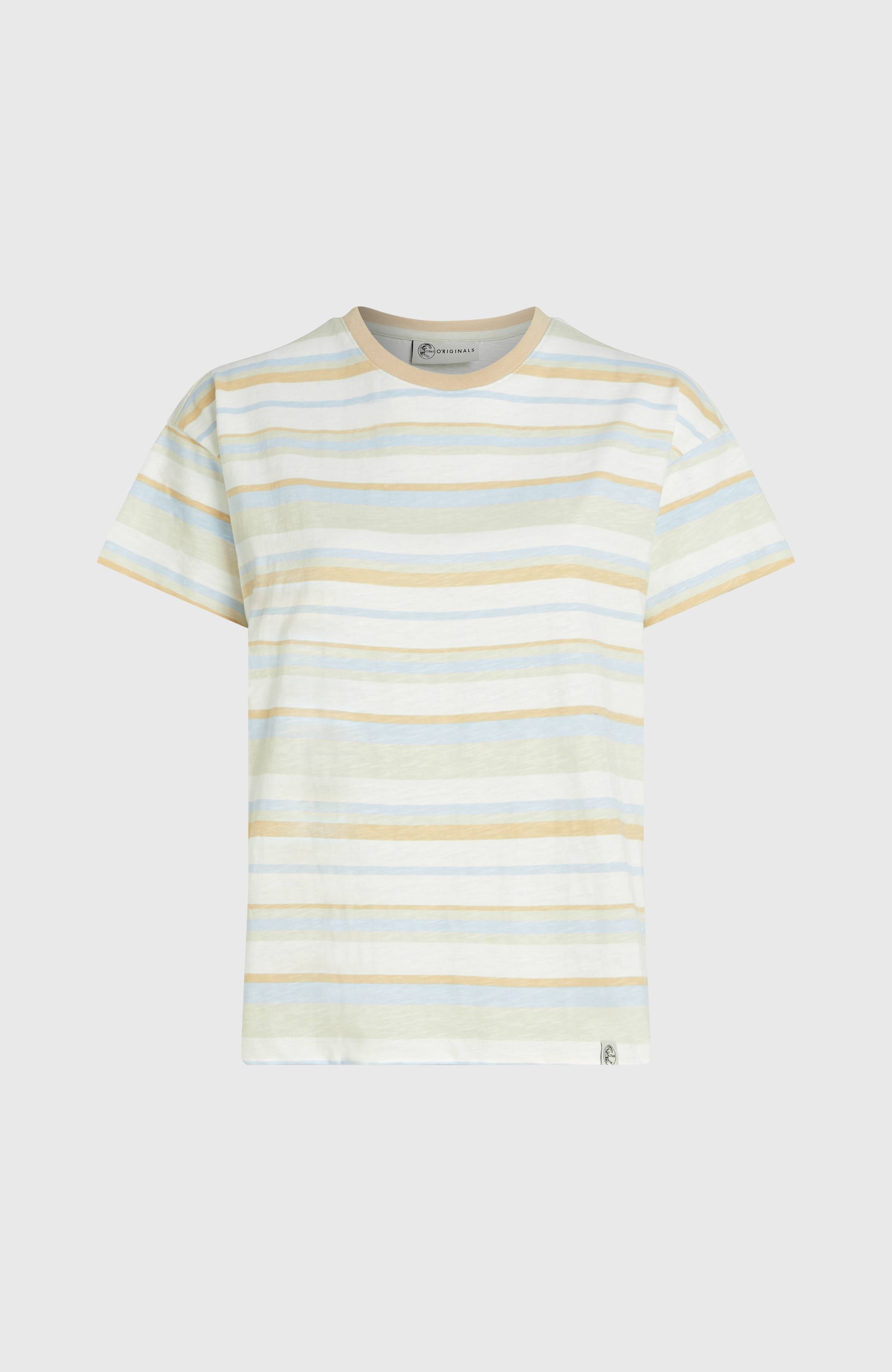 O'Riginals Boxy Stripe T-Shirt Blue Originals tee stripe