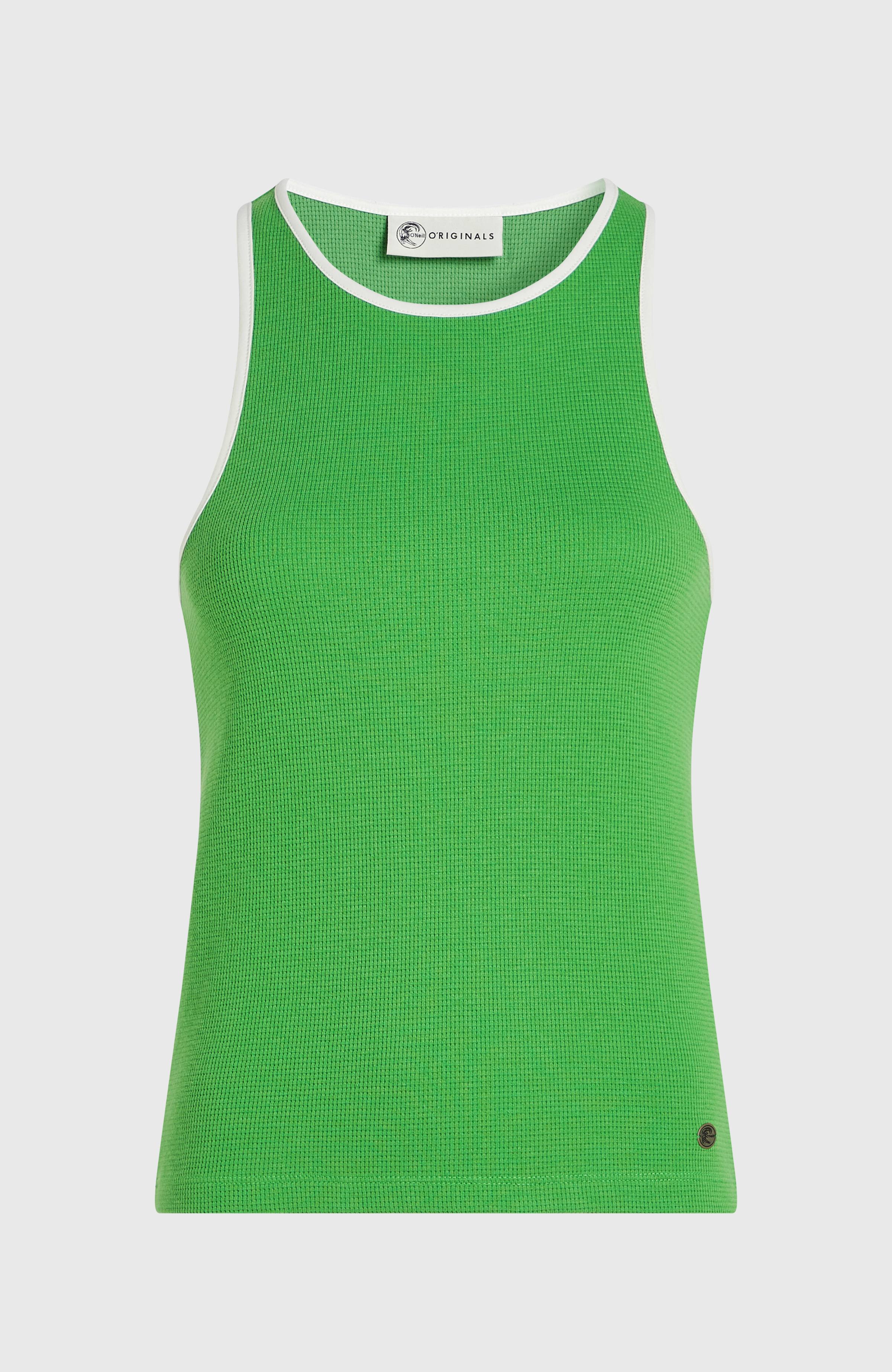 O'Riginals Waffle Tank Top Grass
