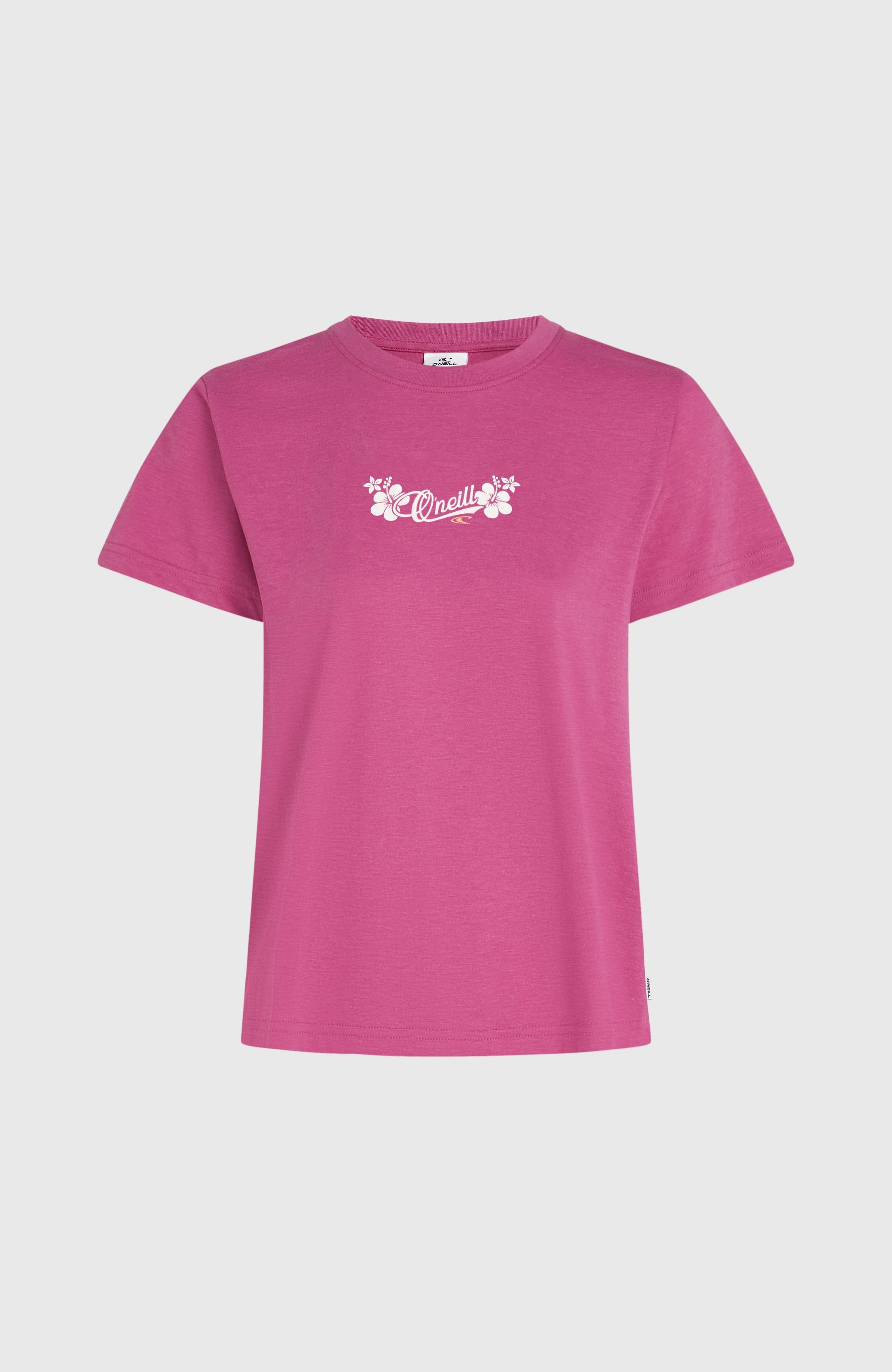 Essentials Script T-Shirt Electric Fuschia