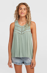 Essentials Tokeena Embroidery Tank Marble Arch