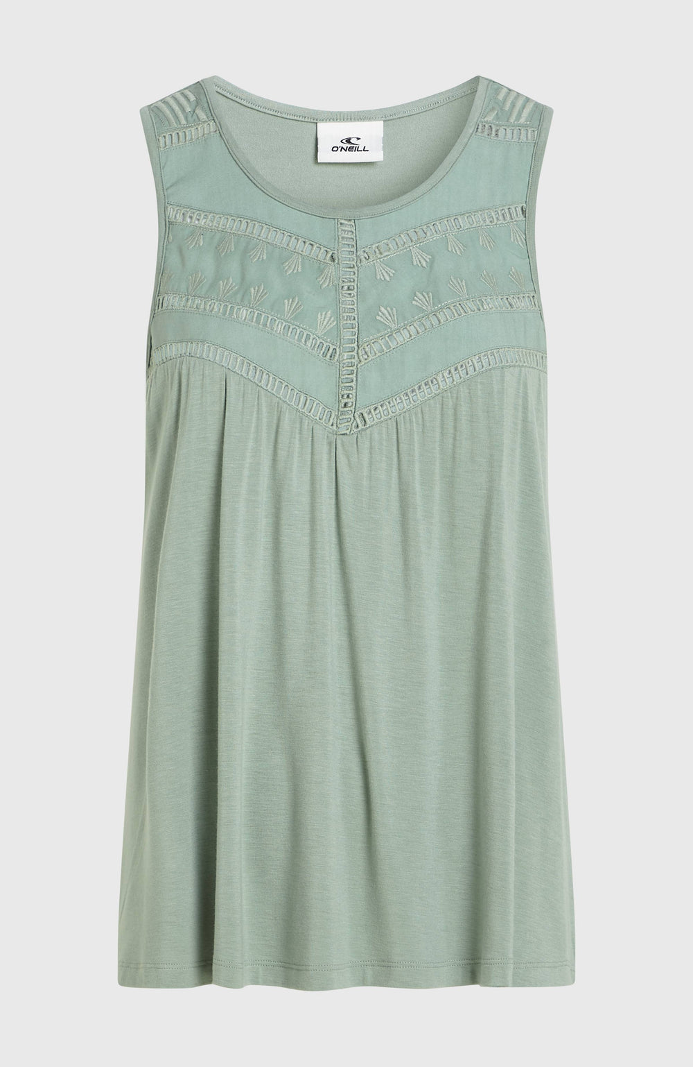 Essentials Tokeena Embroidery Tank Marble Arch