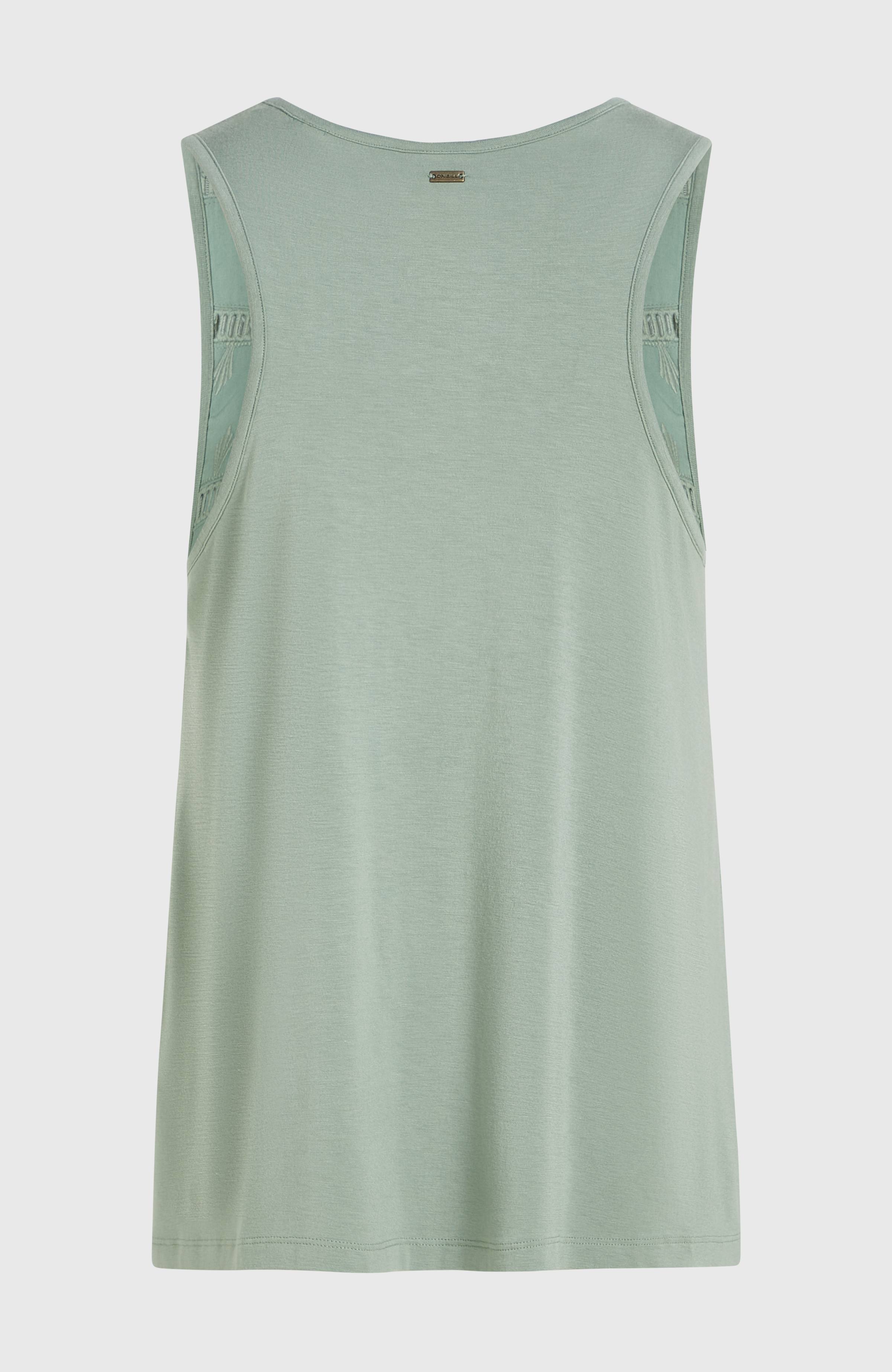 Essentials Tokeena Embroidery Tank Marble Arch
