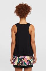 Essentials Tokeena Embroidery Tank Black Out
