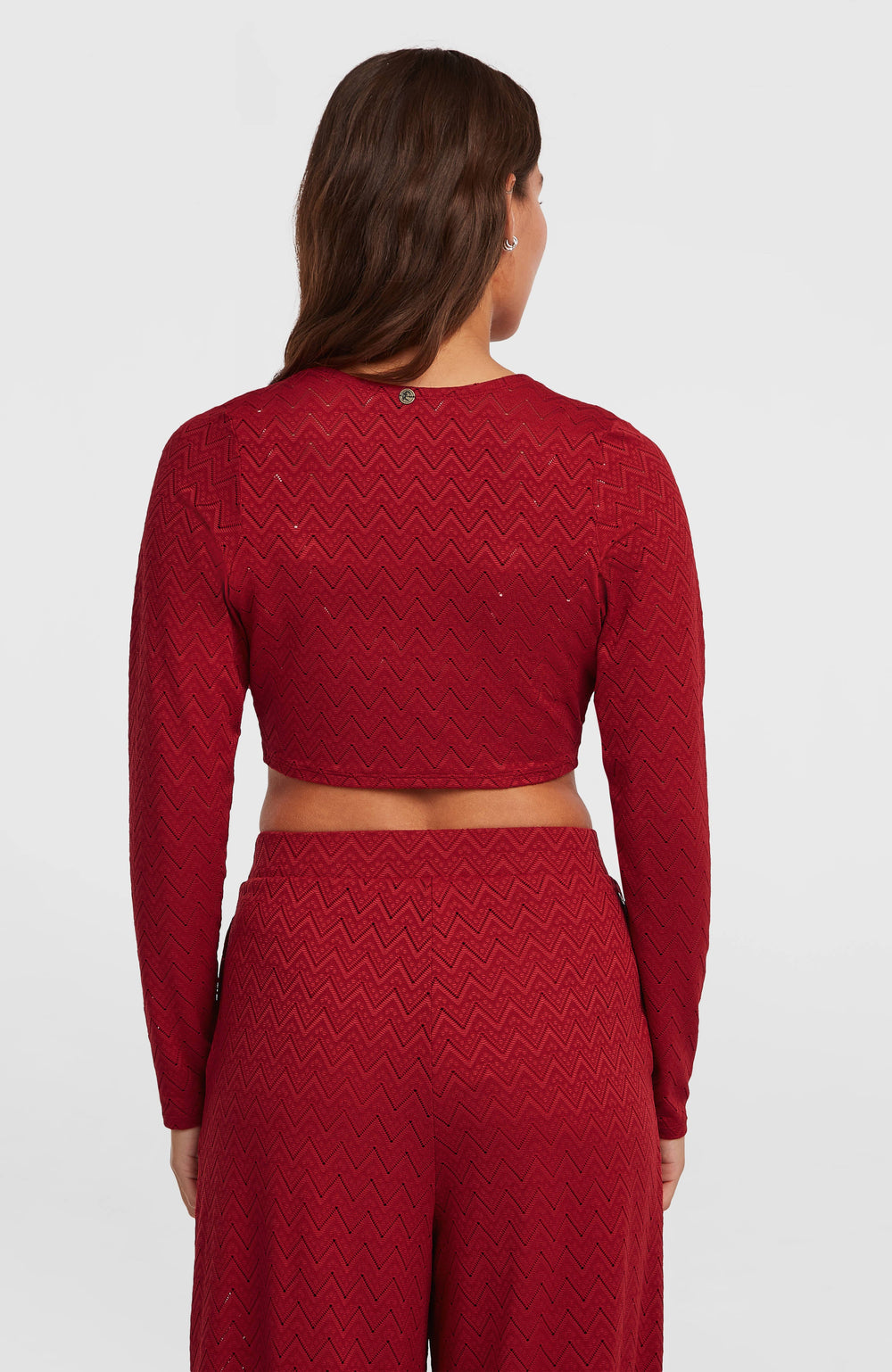 O'Riginals Knotted Long-Sleeve T-Shirt Midnight Poppy