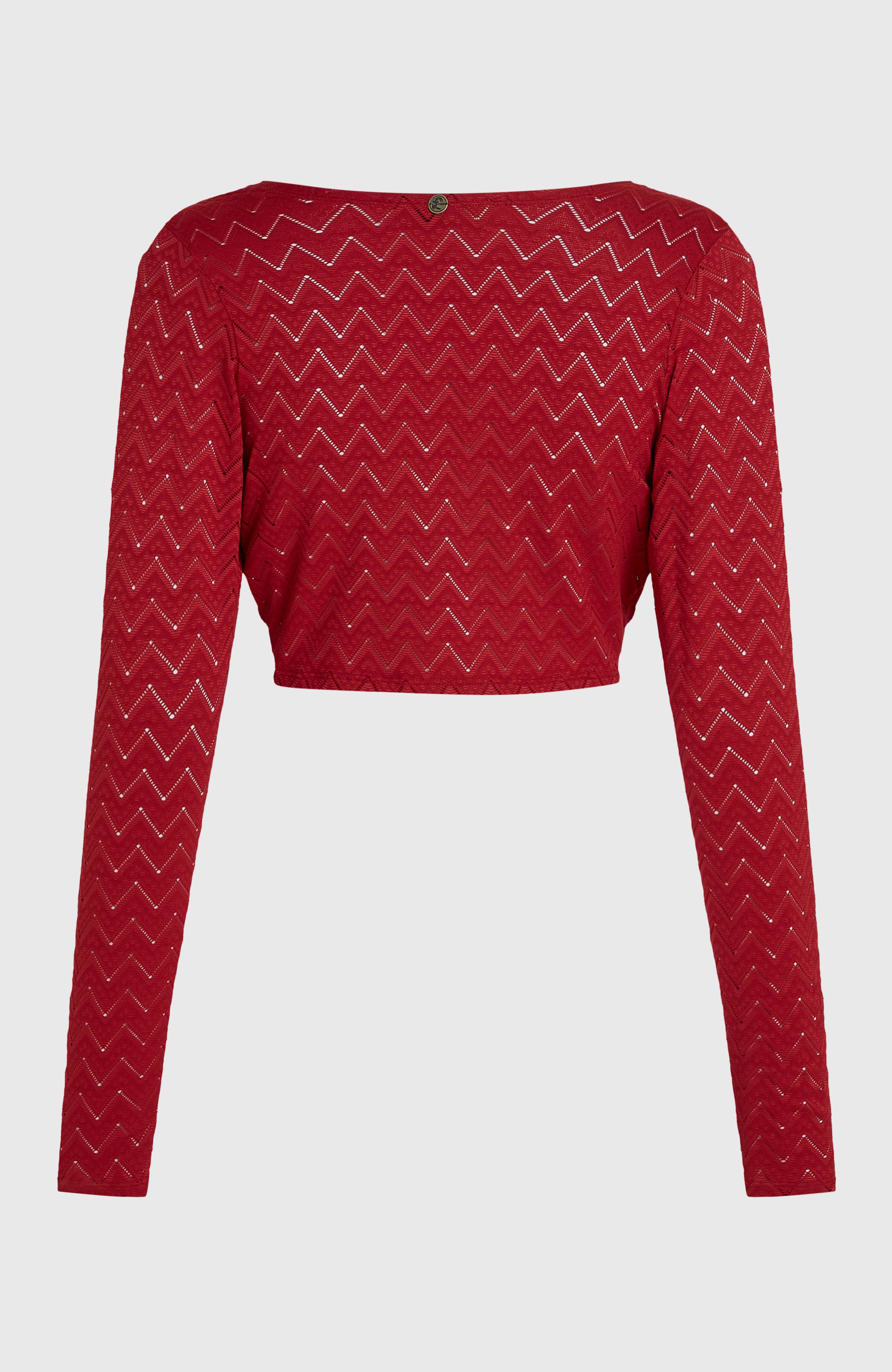 O'Riginals Knotted Long-Sleeve T-Shirt Midnight Poppy