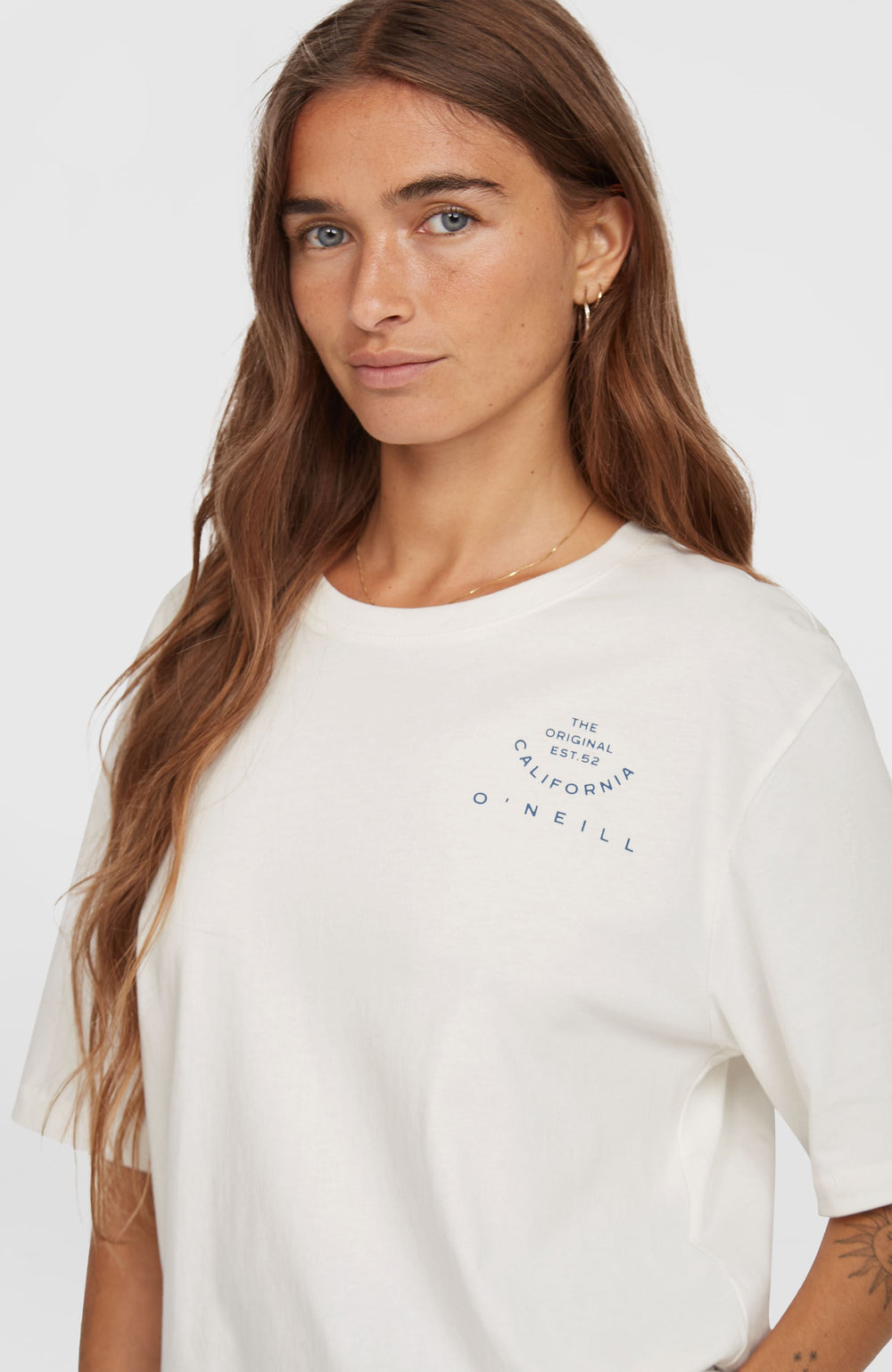Summer Musthaves Back Print T-Shirt Snow White