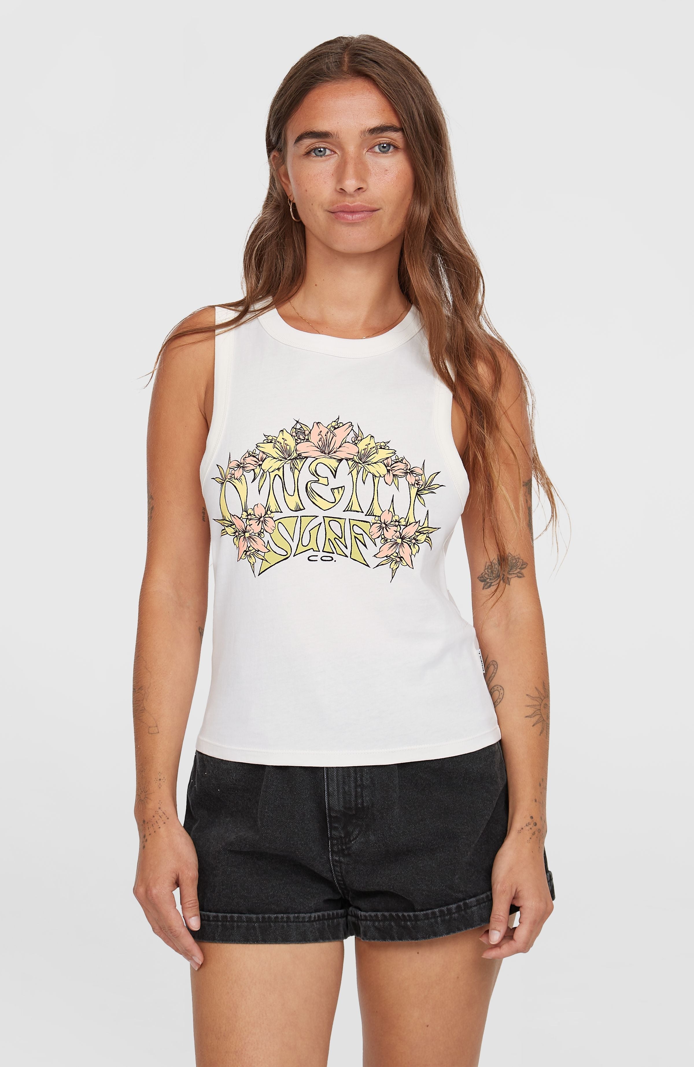 Summer Must Haves Graphic Tanktop Snow White