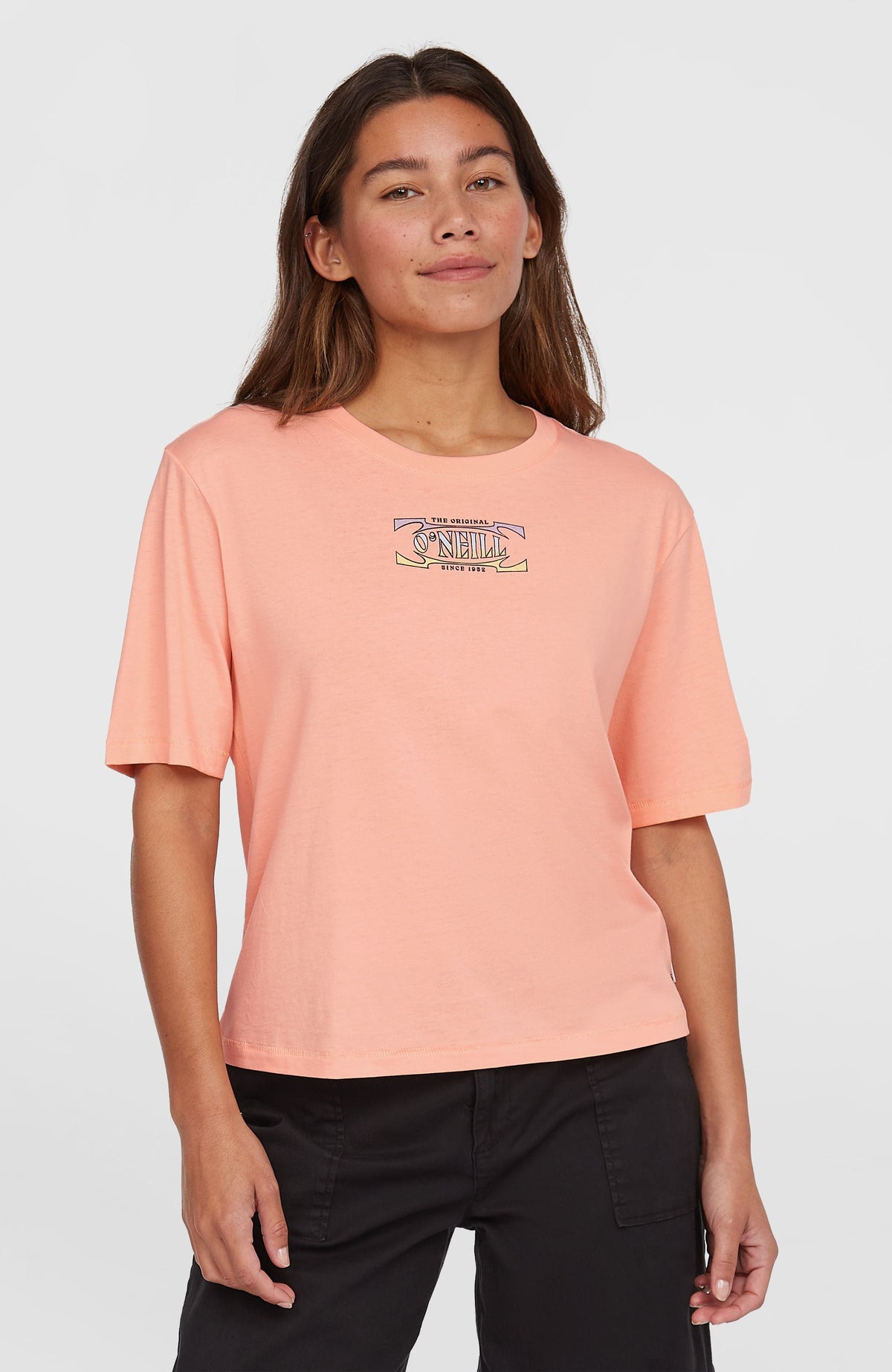 Summer Musthaves Back Print T-Shirt Coral Pop
