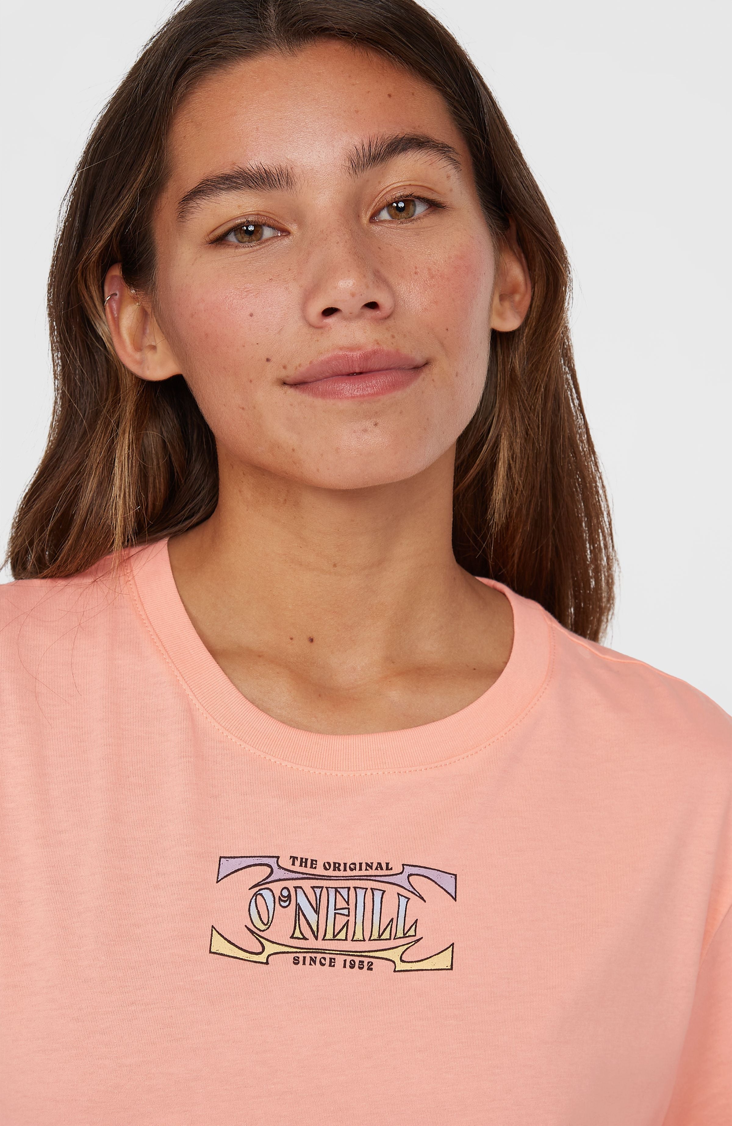 Summer Musthaves Back Print T-Shirt Coral Pop