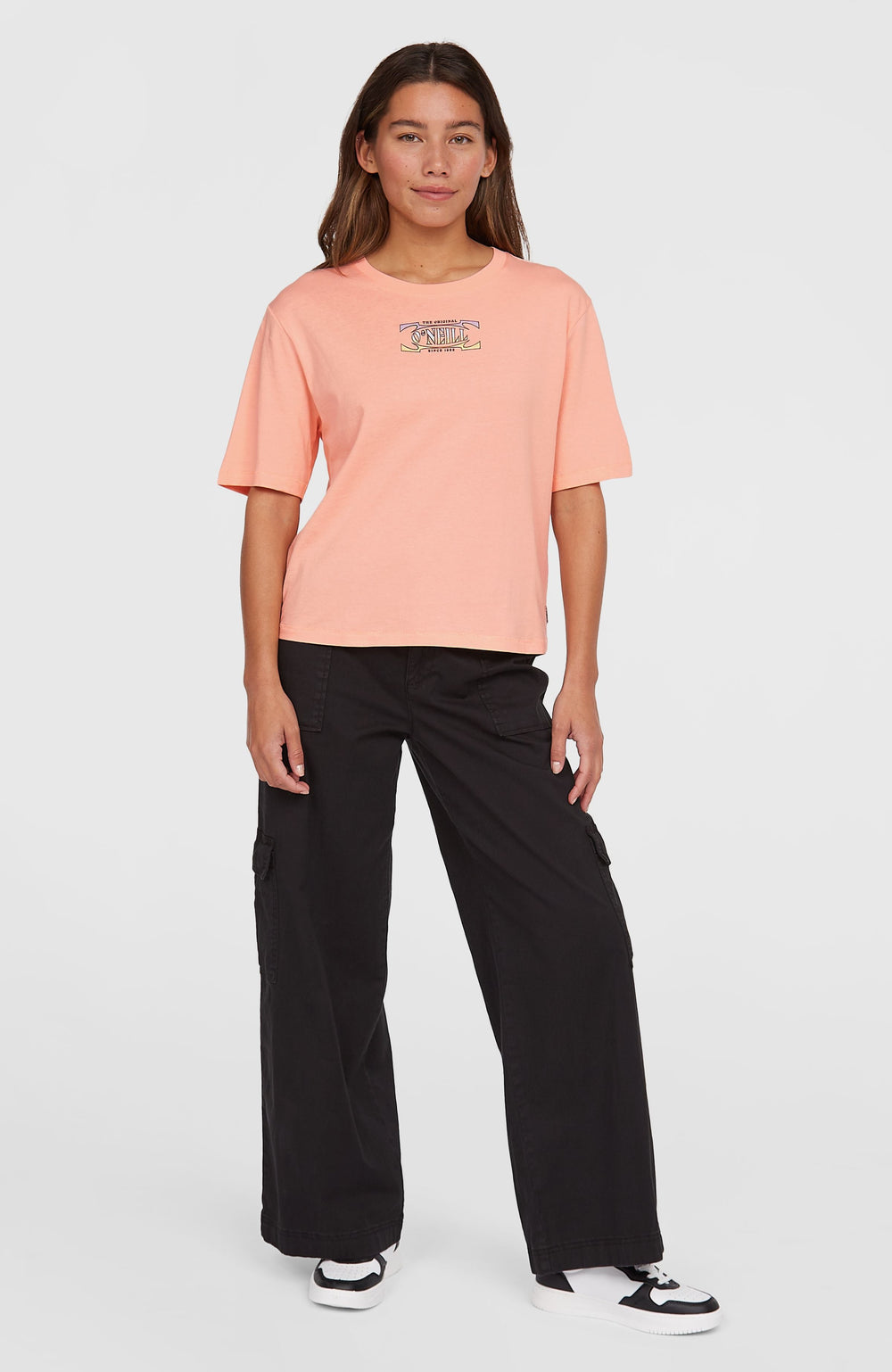 Summer Musthaves Back Print T-Shirt Coral Pop
