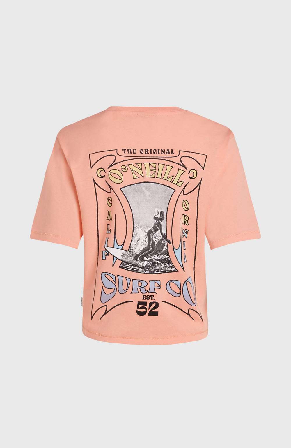 Summer Musthaves Back Print T-Shirt Coral Pop