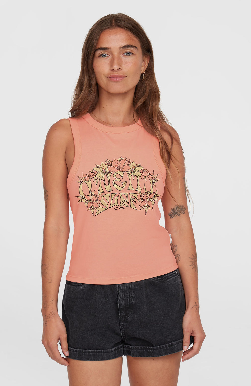 Summer Must Haves Graphic Tanktop Coral Pop