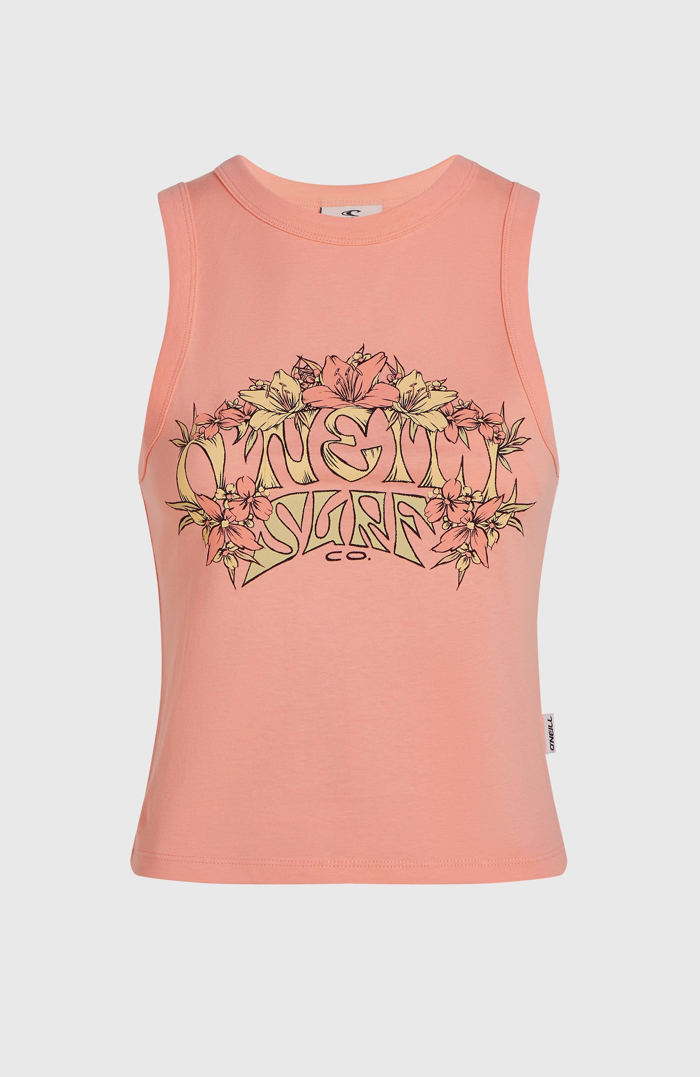 Summer Must Haves Graphic Tanktop Coral Pop
