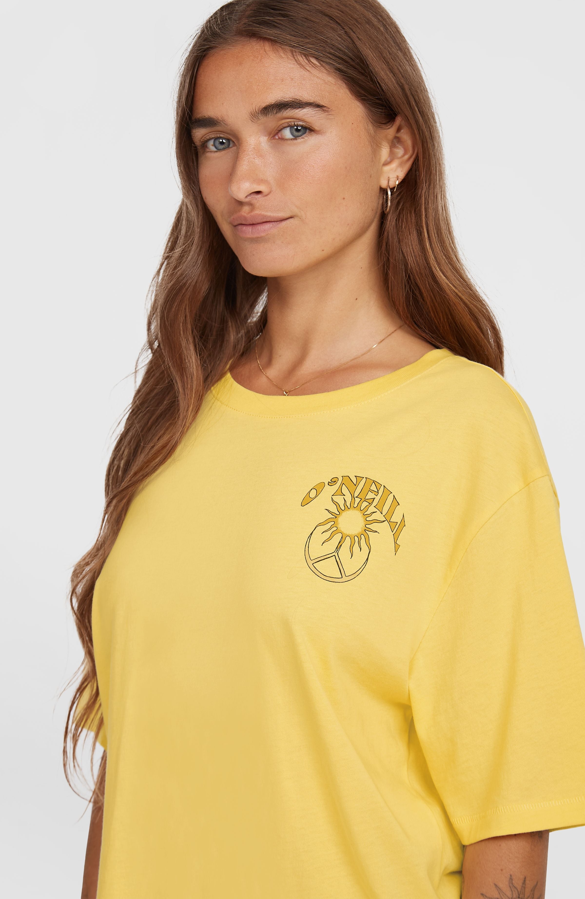 Summer Musthaves Back Print T-Shirt Tender Buttercup