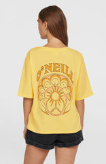 Summer Musthaves Back Print T-Shirt Tender Buttercup