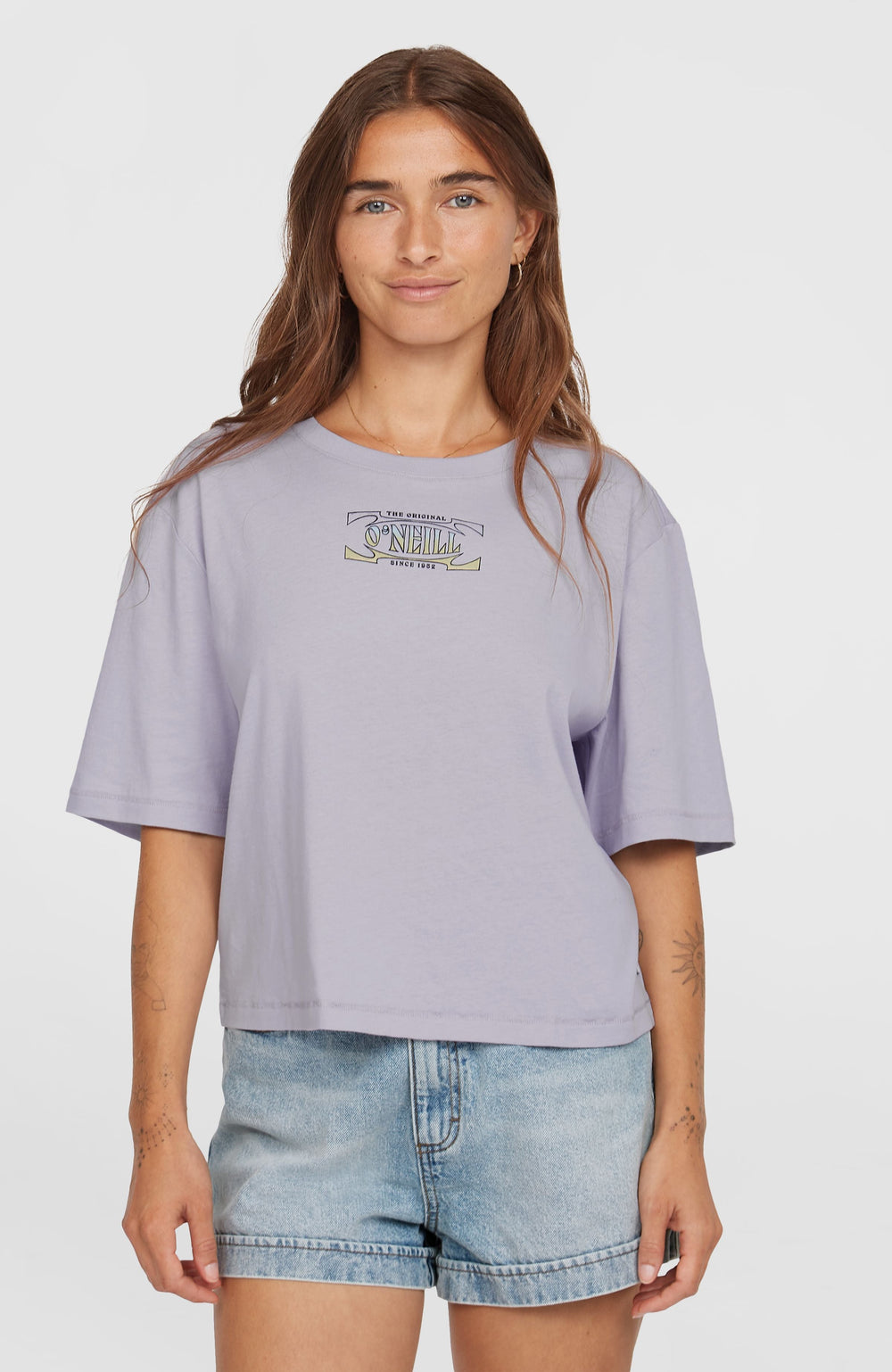 Summer Musthaves Back Print T-Shirt Purple Gleam