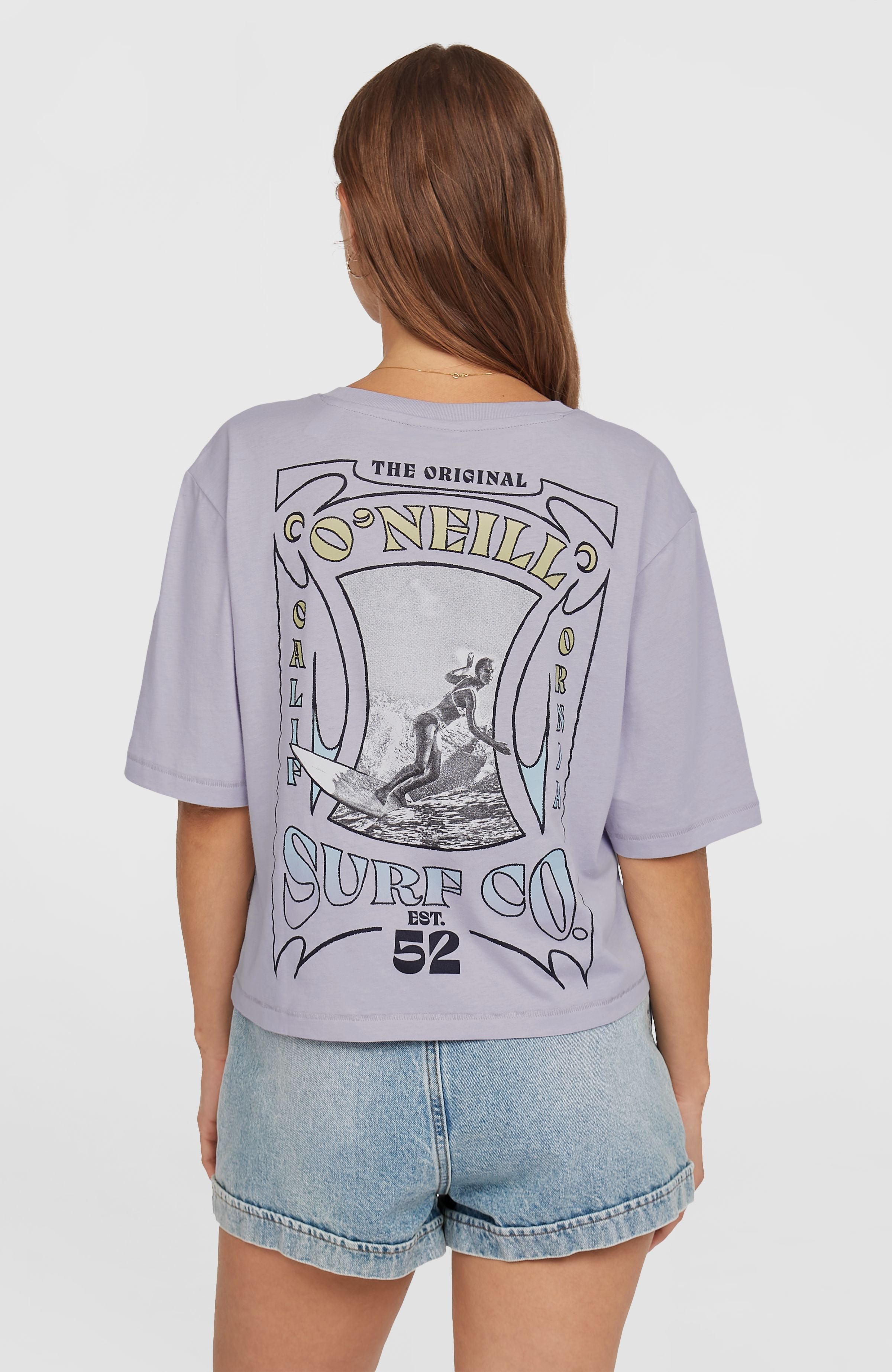 Summer Musthaves Back Print T-Shirt Purple Gleam