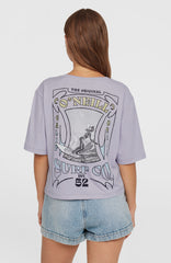Summer Musthaves Back Print T-Shirt Purple Gleam