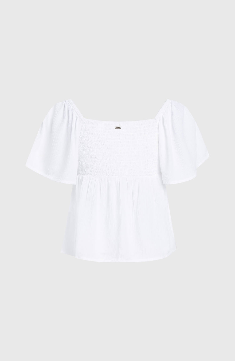Huges Woven Top Snow White