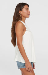 Essentials Tokeena Embroidery Tank Snow White