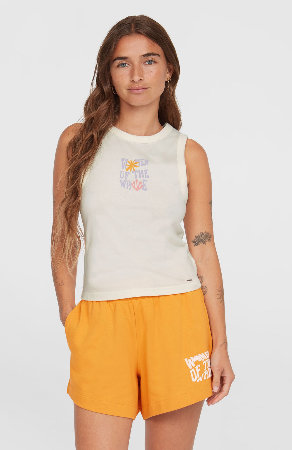Women of the Wave Tank Top Dusty Vanilla