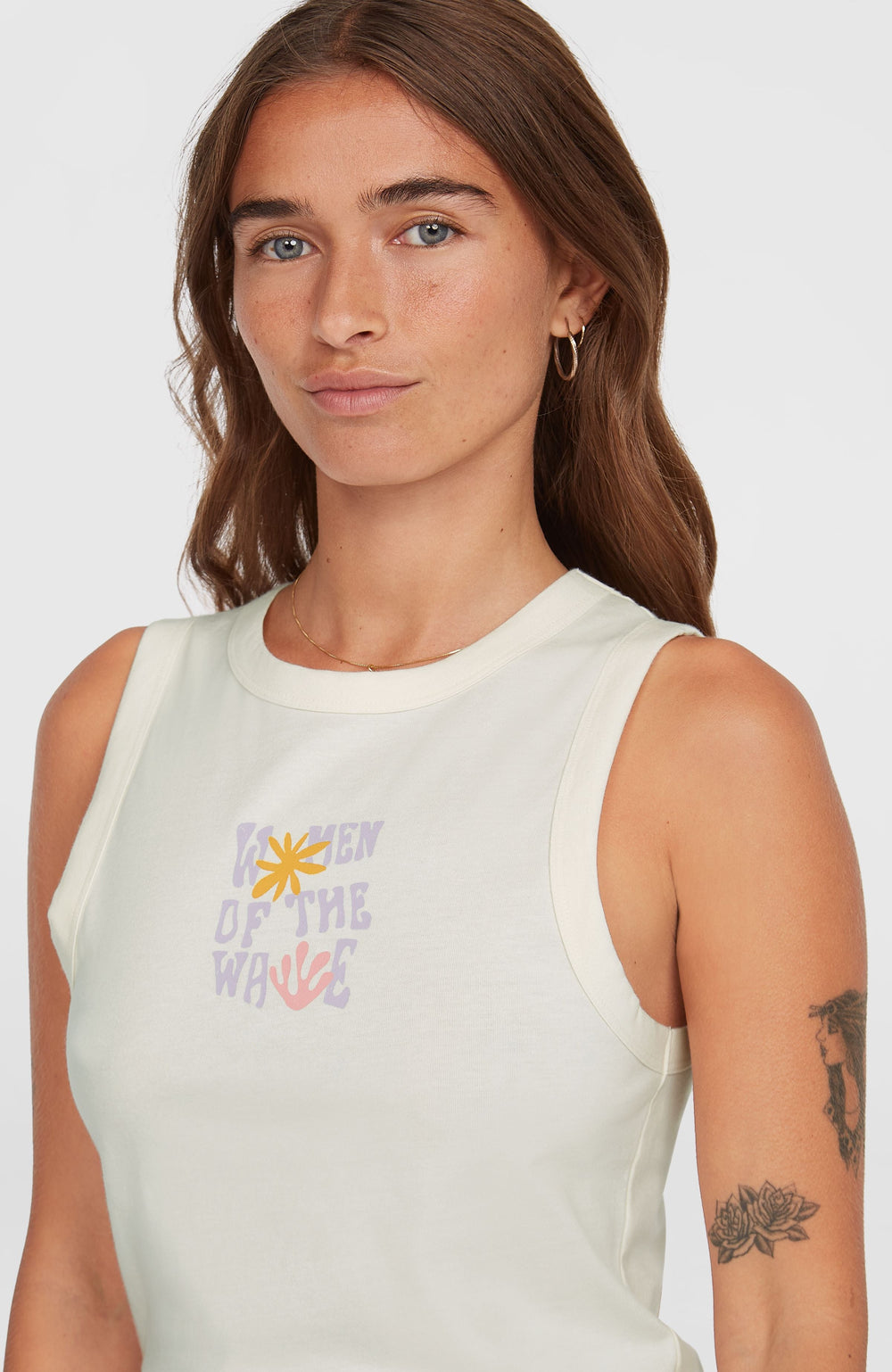 Women of the Wave Tank Top Dusty Vanilla
