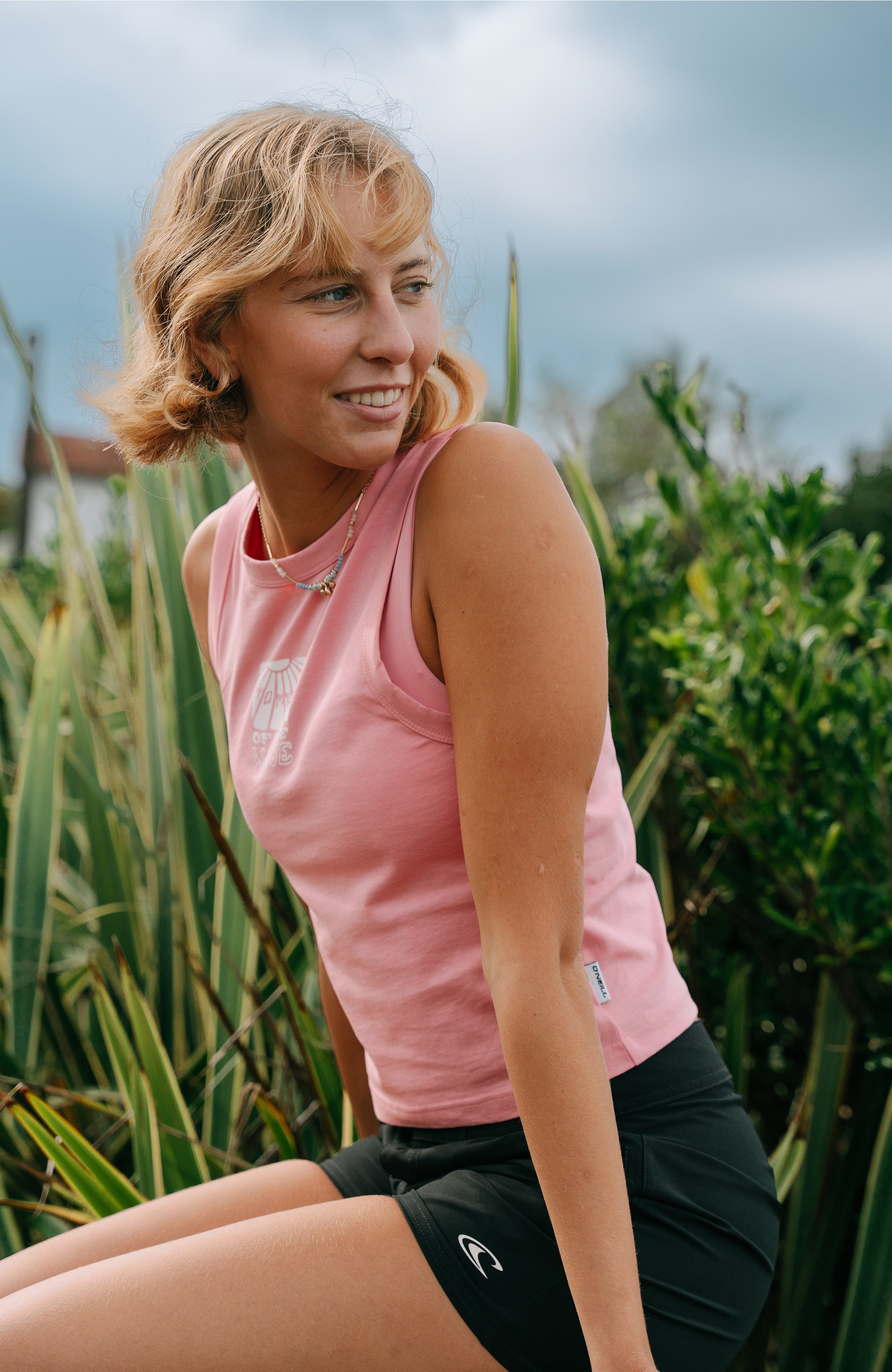 Women of the Wave Tank Top Desert Rose