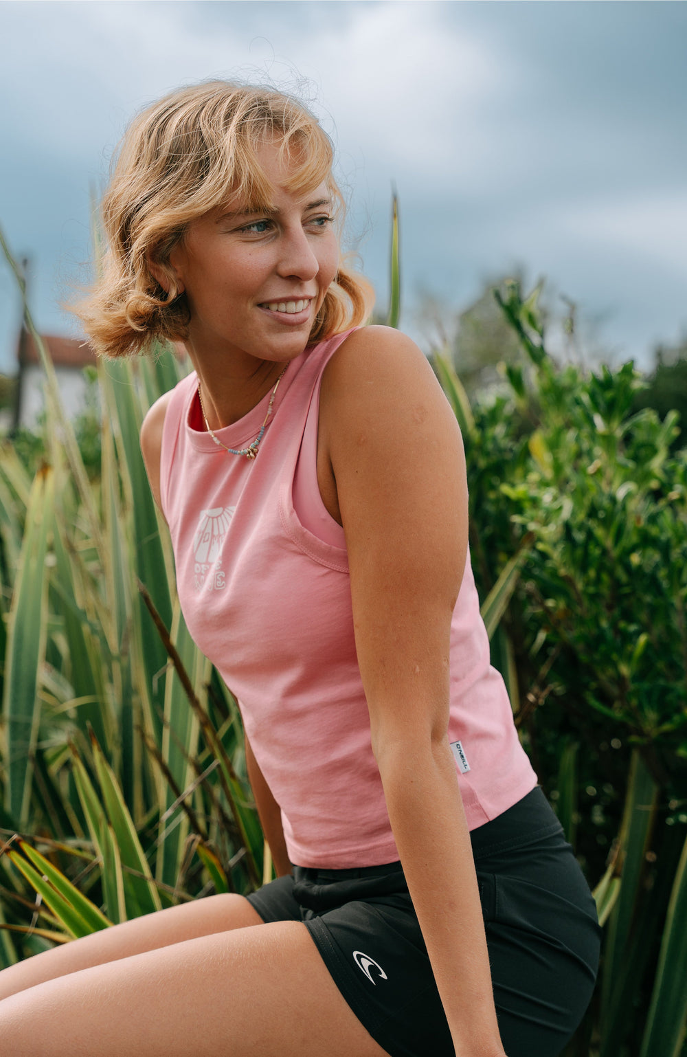 Women of the Wave Tank Top Desert Rose