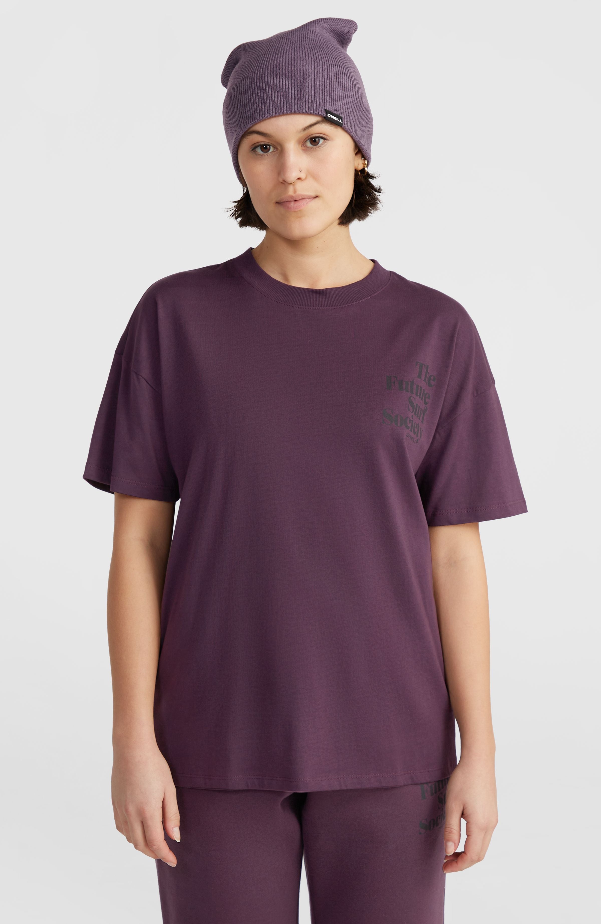 Future Surf Society T-Shirt Aubergine