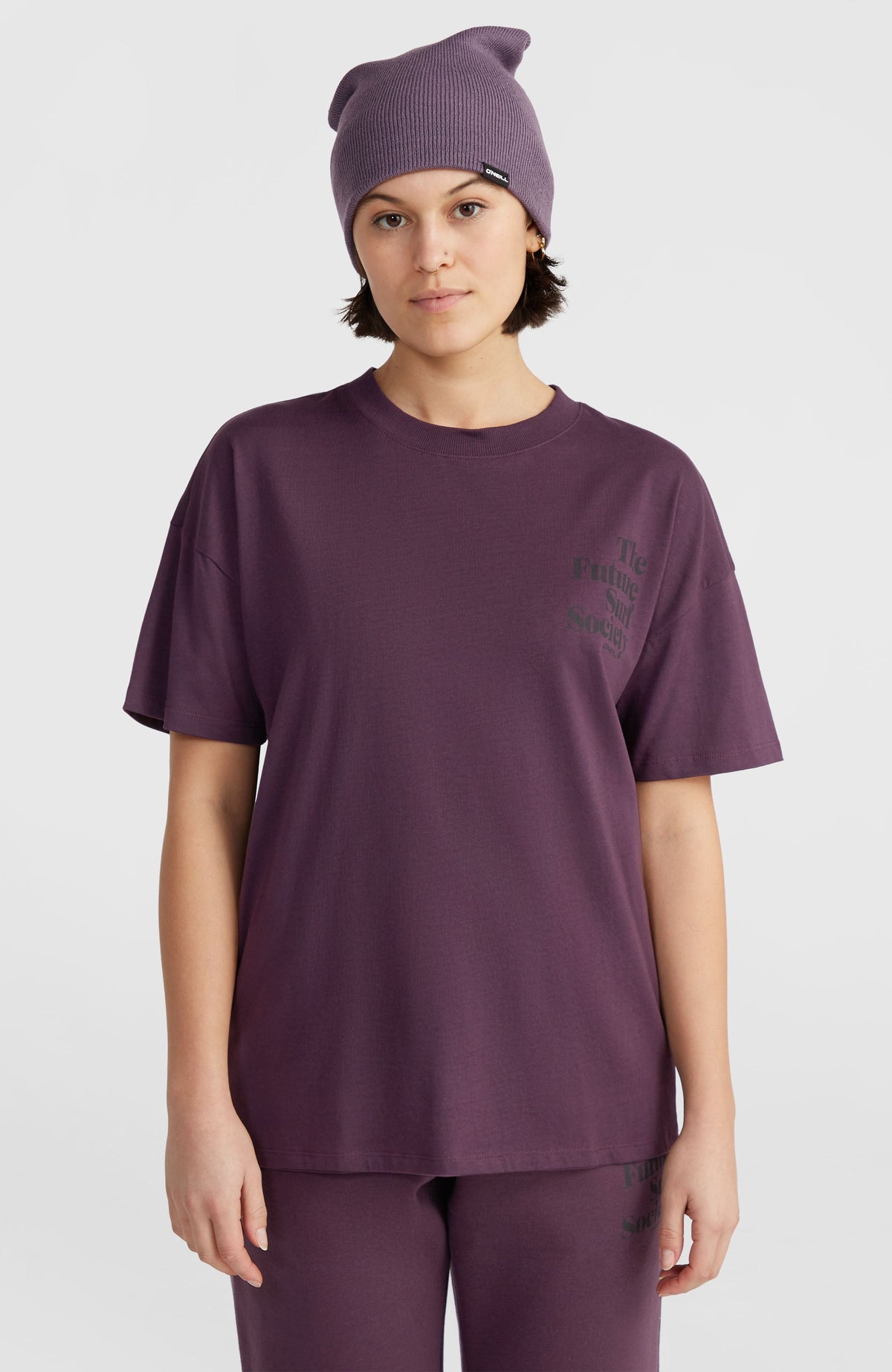 Future Surf Society T-Shirt Aubergine