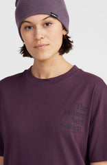 Future Surf Society T-Shirt Aubergine