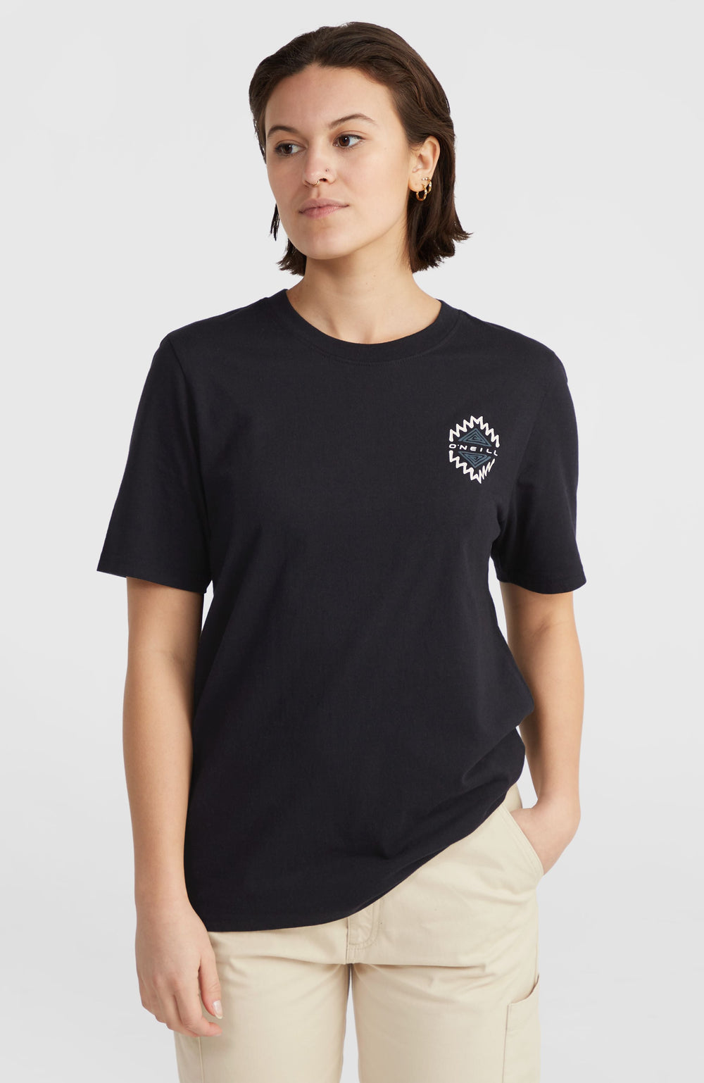 Chest Graphic T-Shirt Black Out