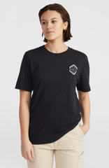 Chest Graphic T-Shirt Black Out
