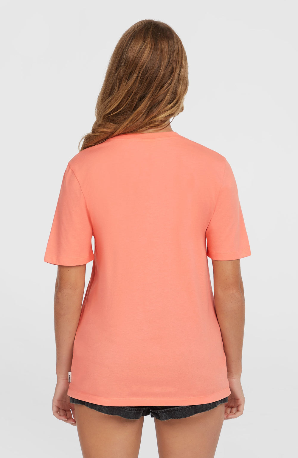 Essentials Script T-Shirt Coral Pink