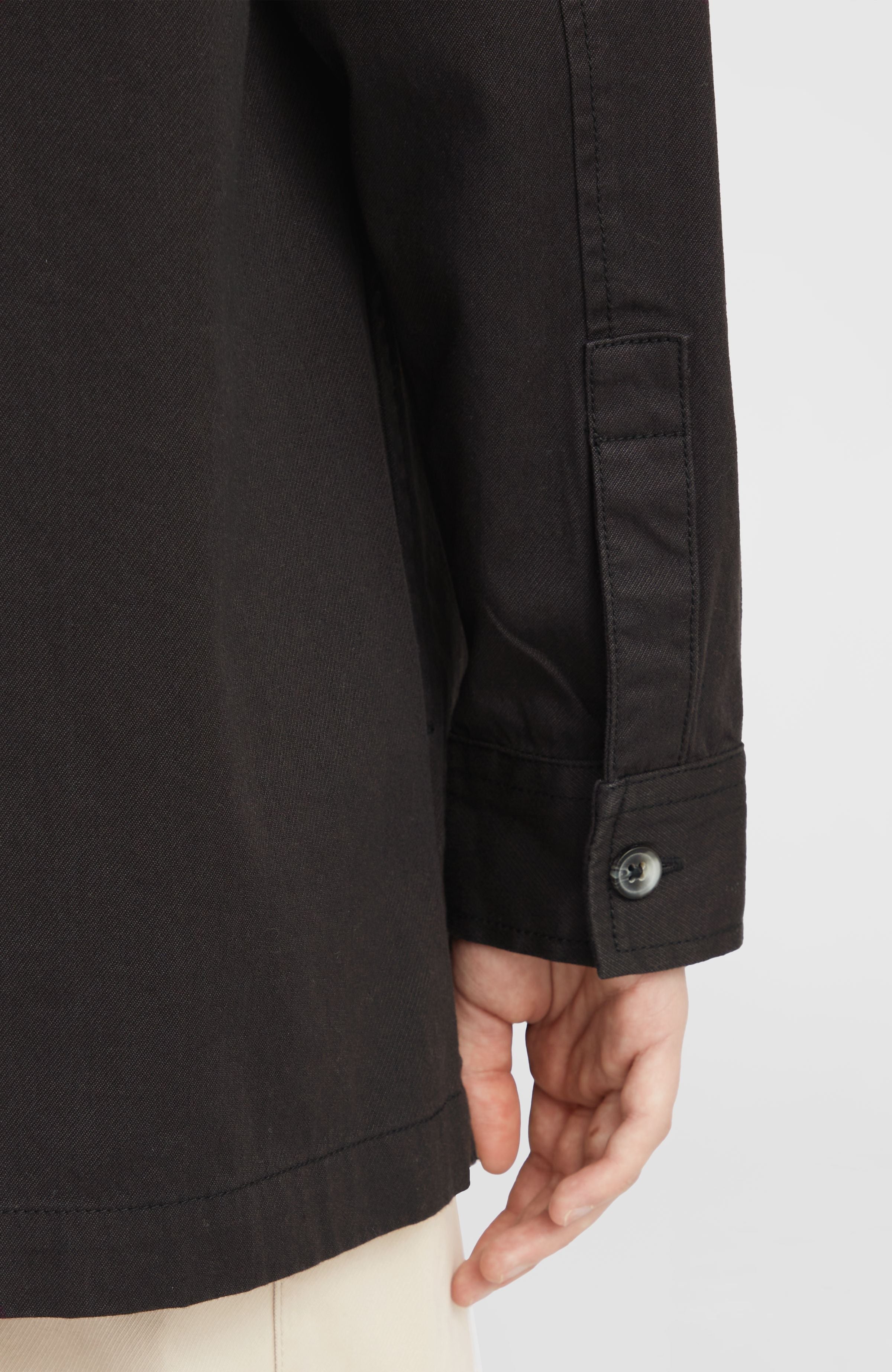 Twill Overshirt Black Out