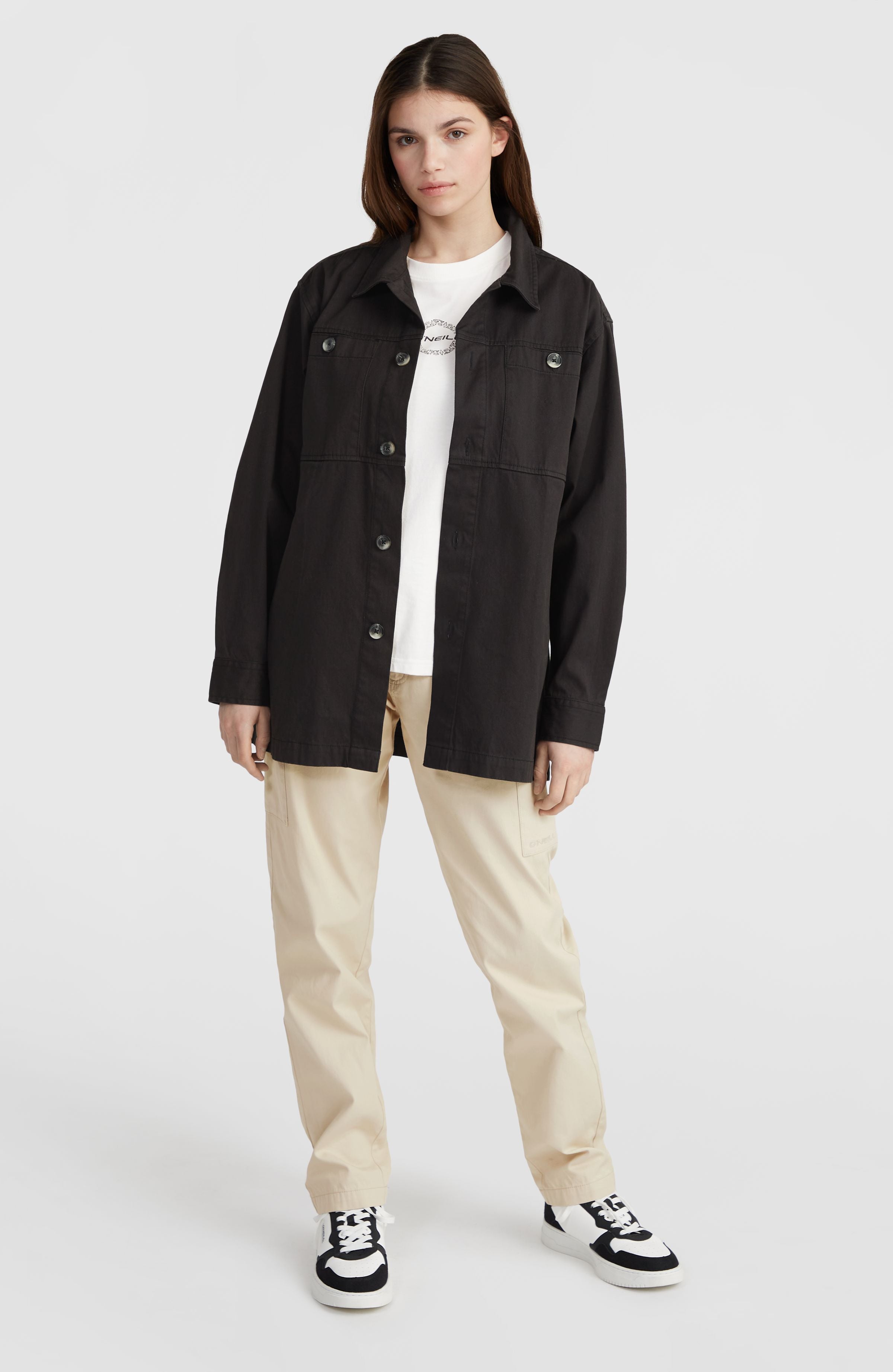 Twill Overshirt Black Out