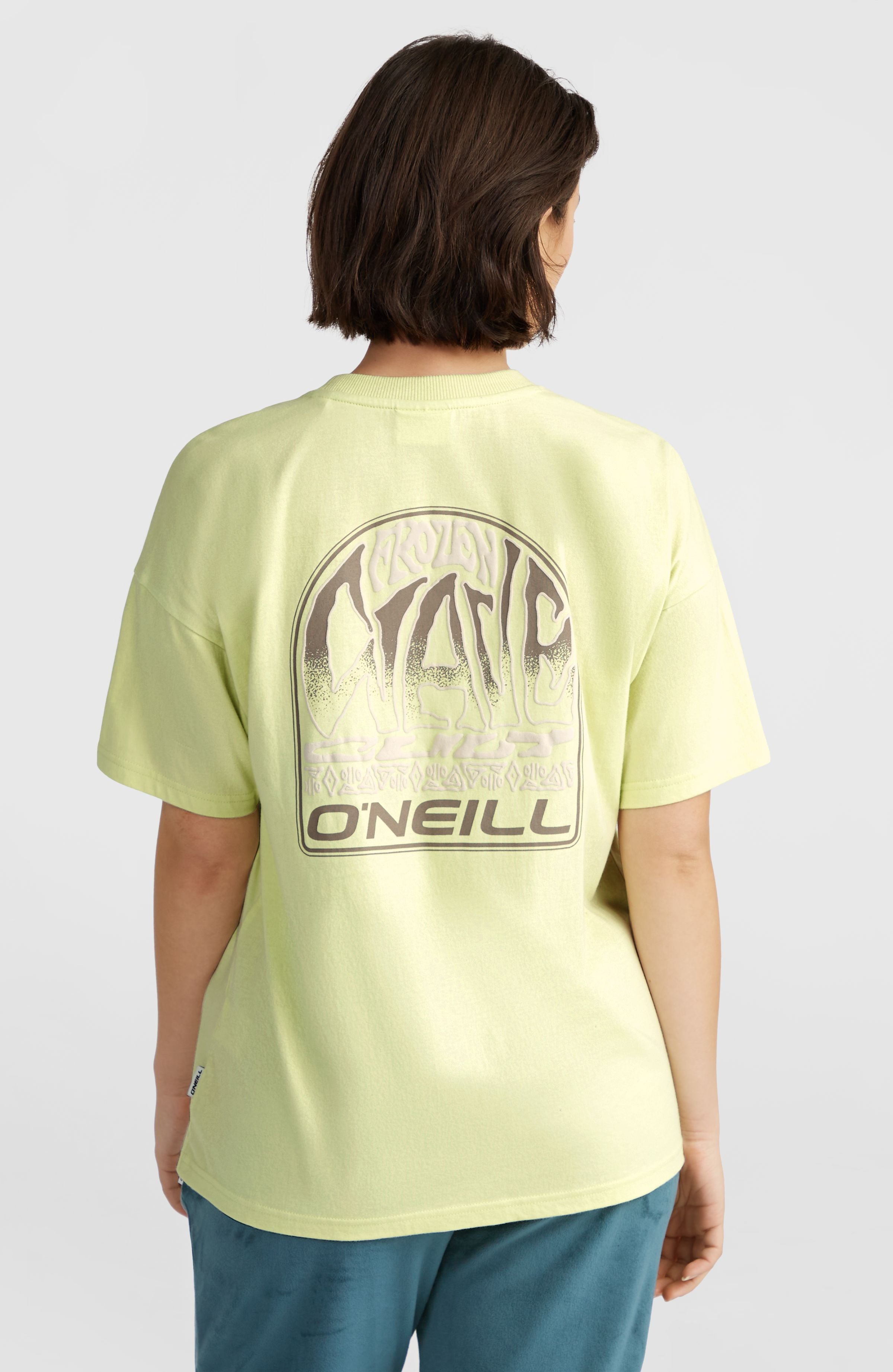 Back Graphic T-Shirt Lime Wash